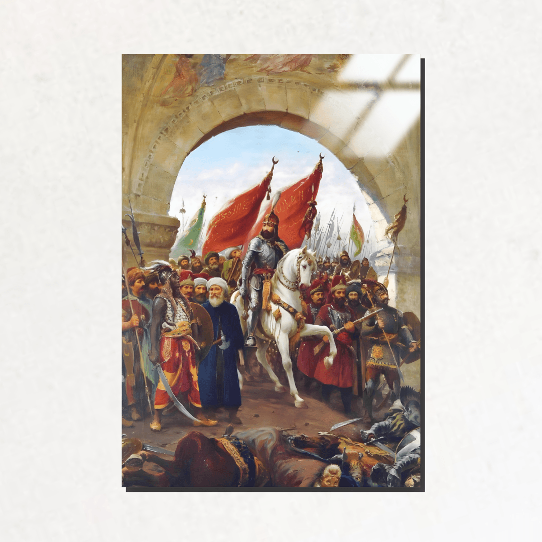 Fatih Sultan Mehmet'in İstanbul'a Girişi ( Mehmed II, Entering to Constantinople) - Fausto Zonaro