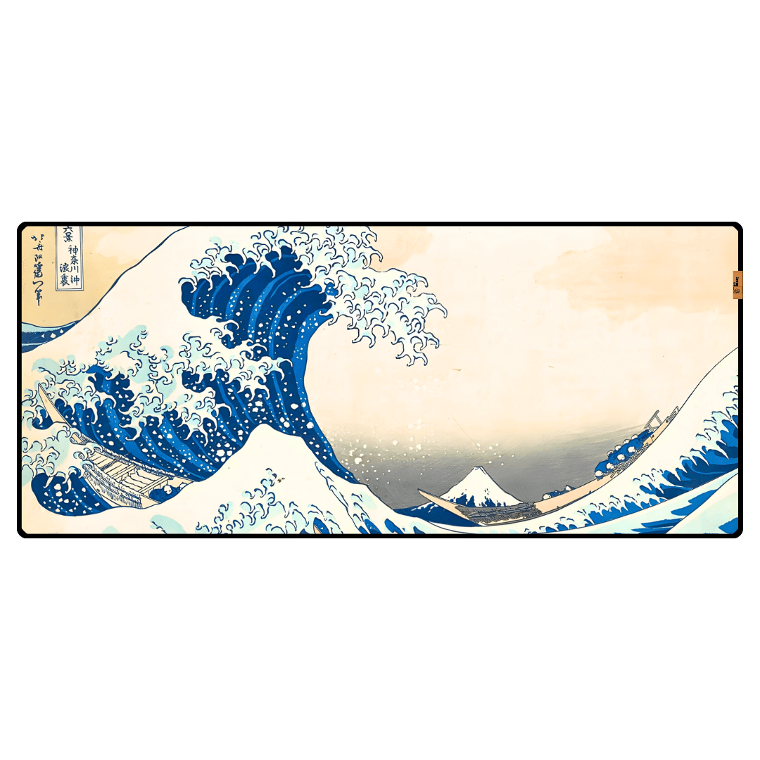 Kanagawa Açıklarındaki Büyük Dalga (The Great Wave off Kanagawa) - Katsushika Hokusai - Mouse Pad & Masa Matı