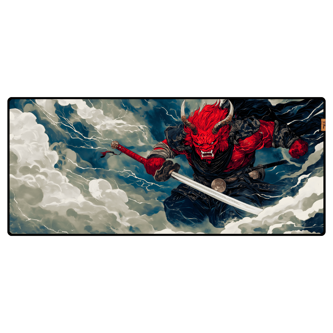 Japanese Oni (2)- Mouse Pad & Desk Mat