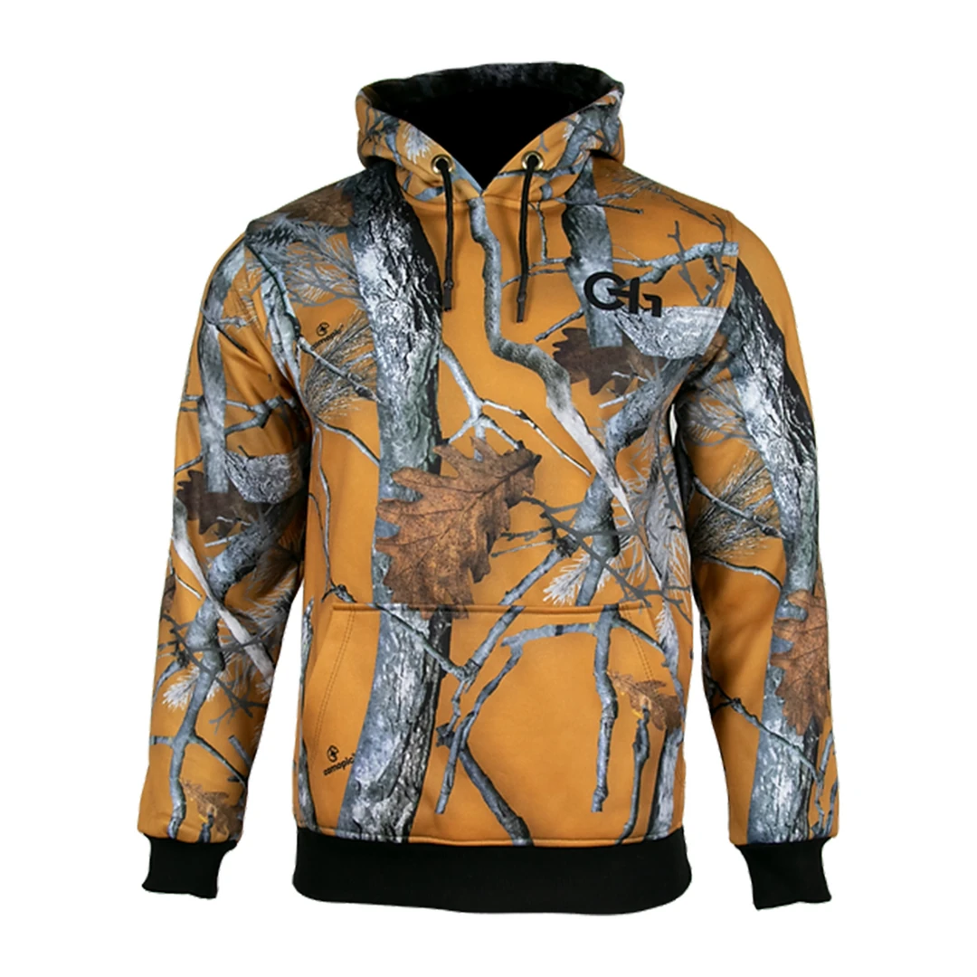 Challenger Kapişonlu Avcı Poları Kanguru Cep Av Kamuflajı DA503 001