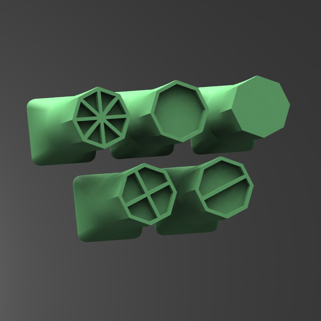 Pencere Mühür Seti - Sekizgen Model 5 Parça SET