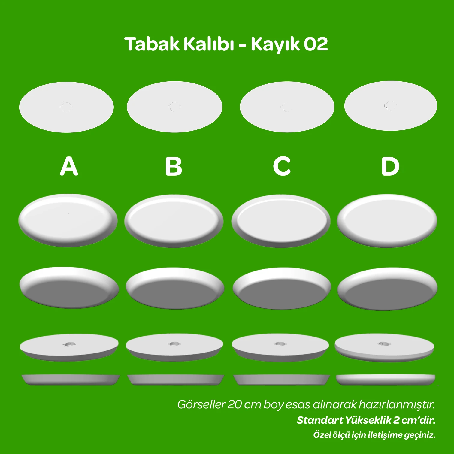 Tabak Kalıbı - Kayık 02