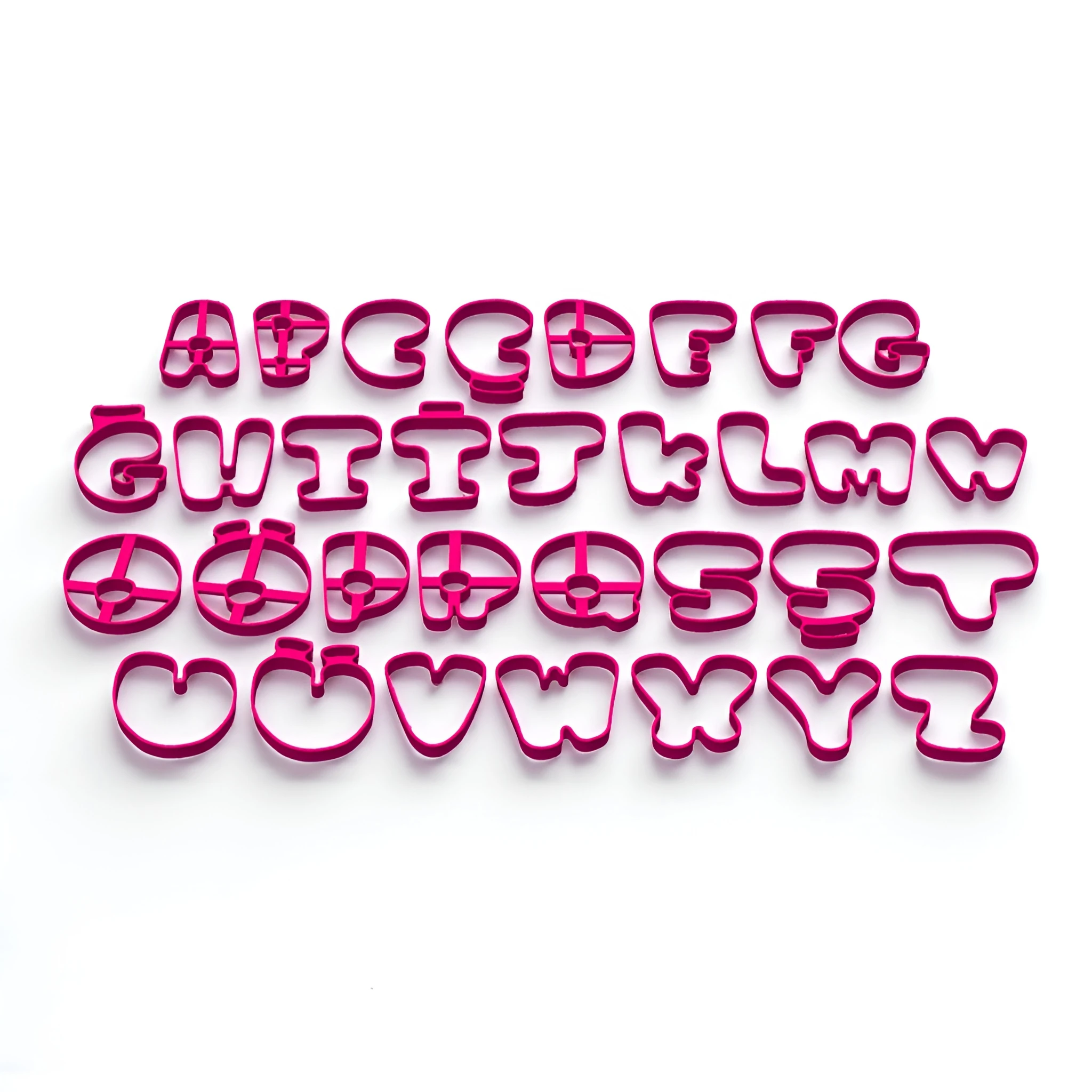 Amorf Harfler Kesici Set - 32 Harf