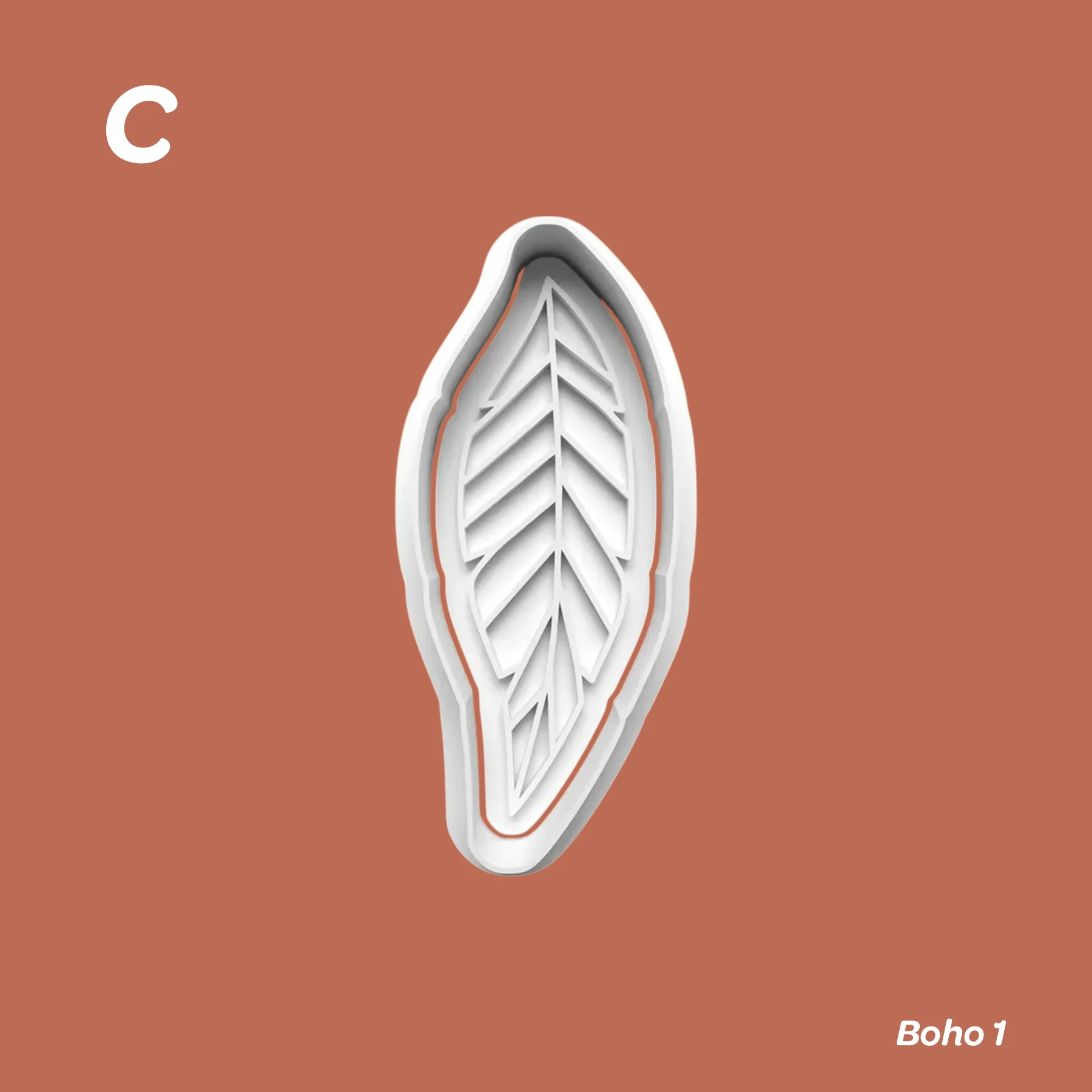 Boho 1 - Kurabiye Kalıbı Damga ve Kesici Set