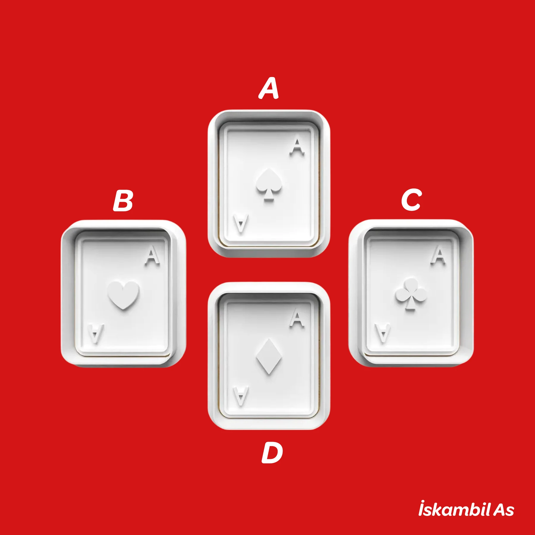 İskambil As - Kurabiye Kalıbı Damga ve Kesici Set