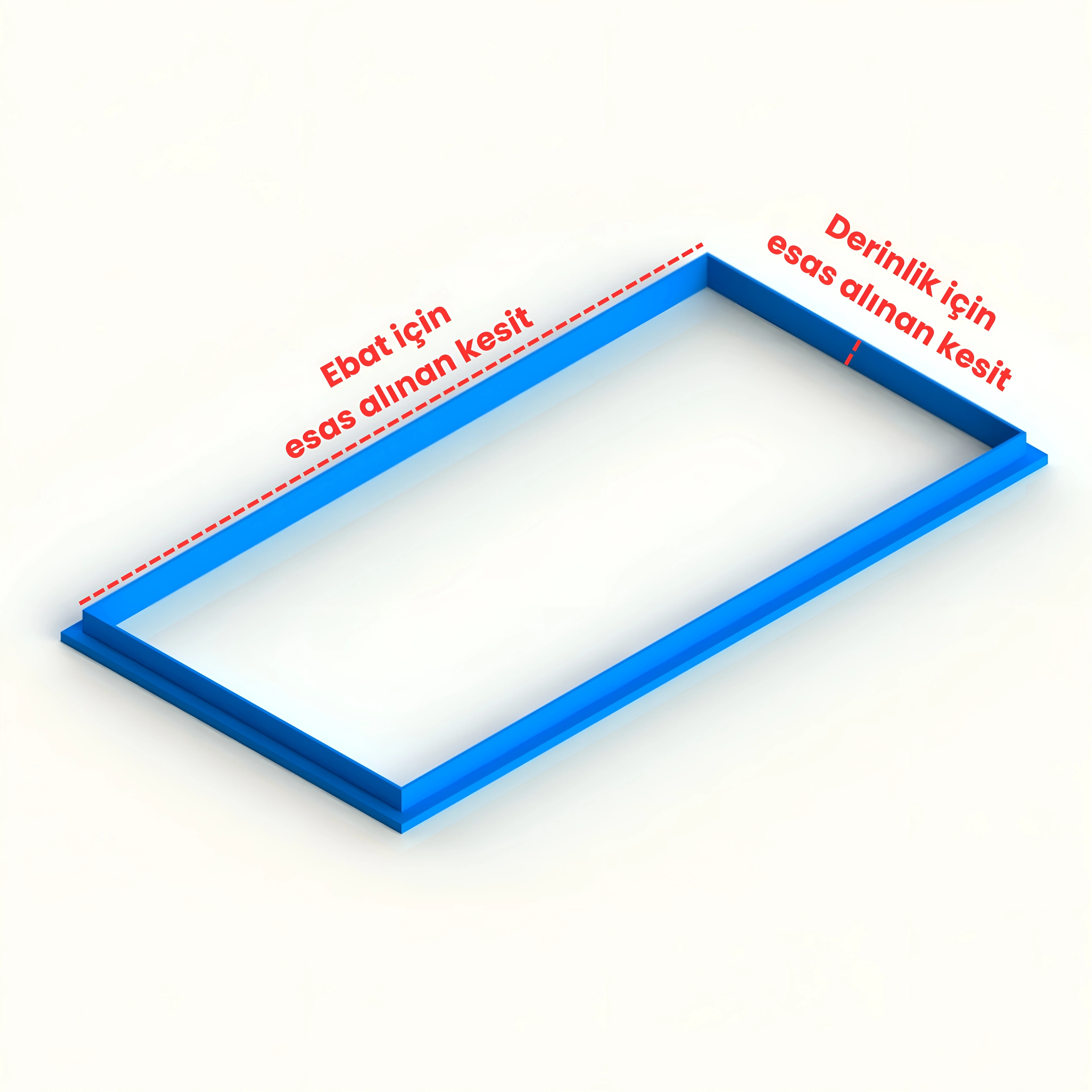 Geometrik Kesici - Dikdörtgen