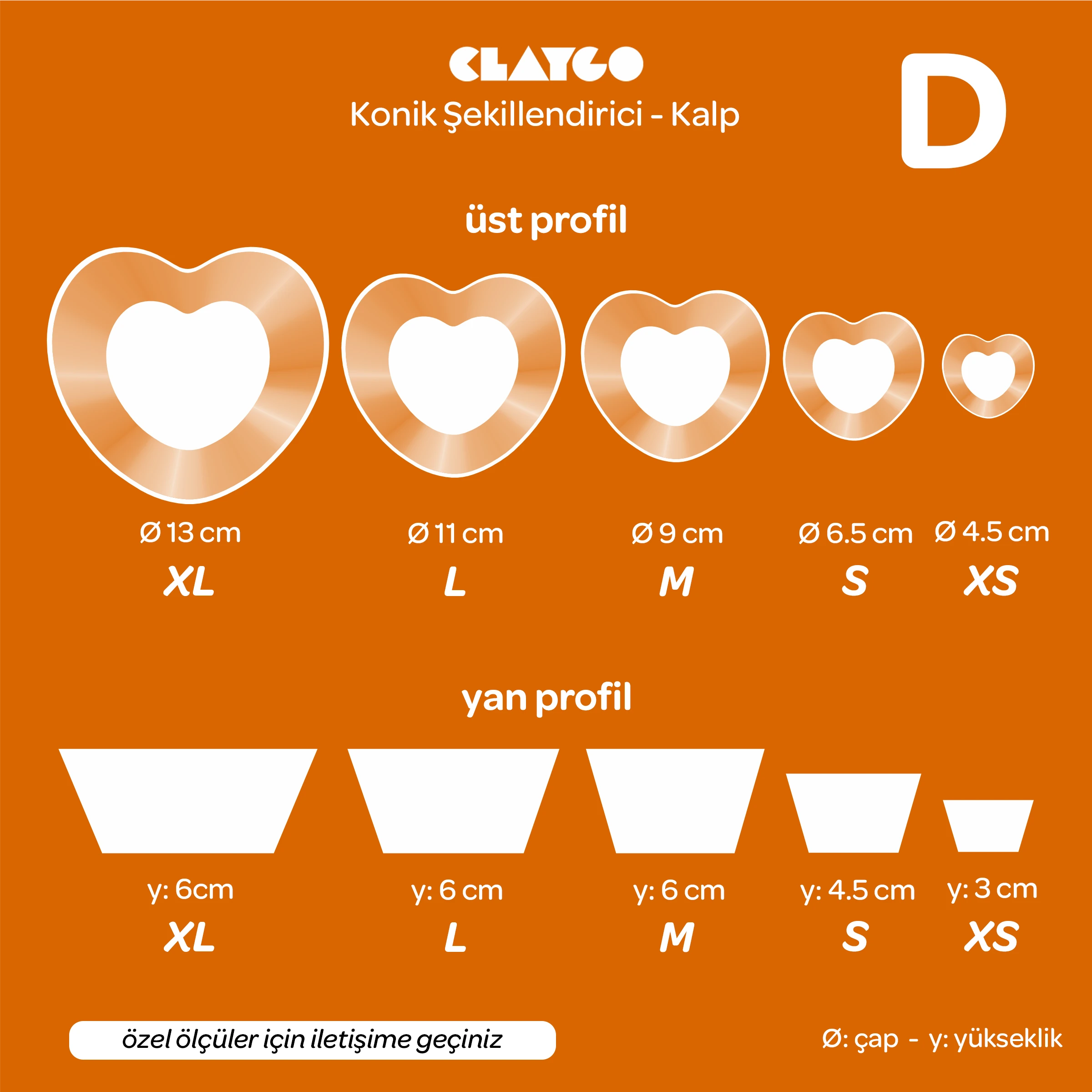 Konik Şekillendirici - Kalp