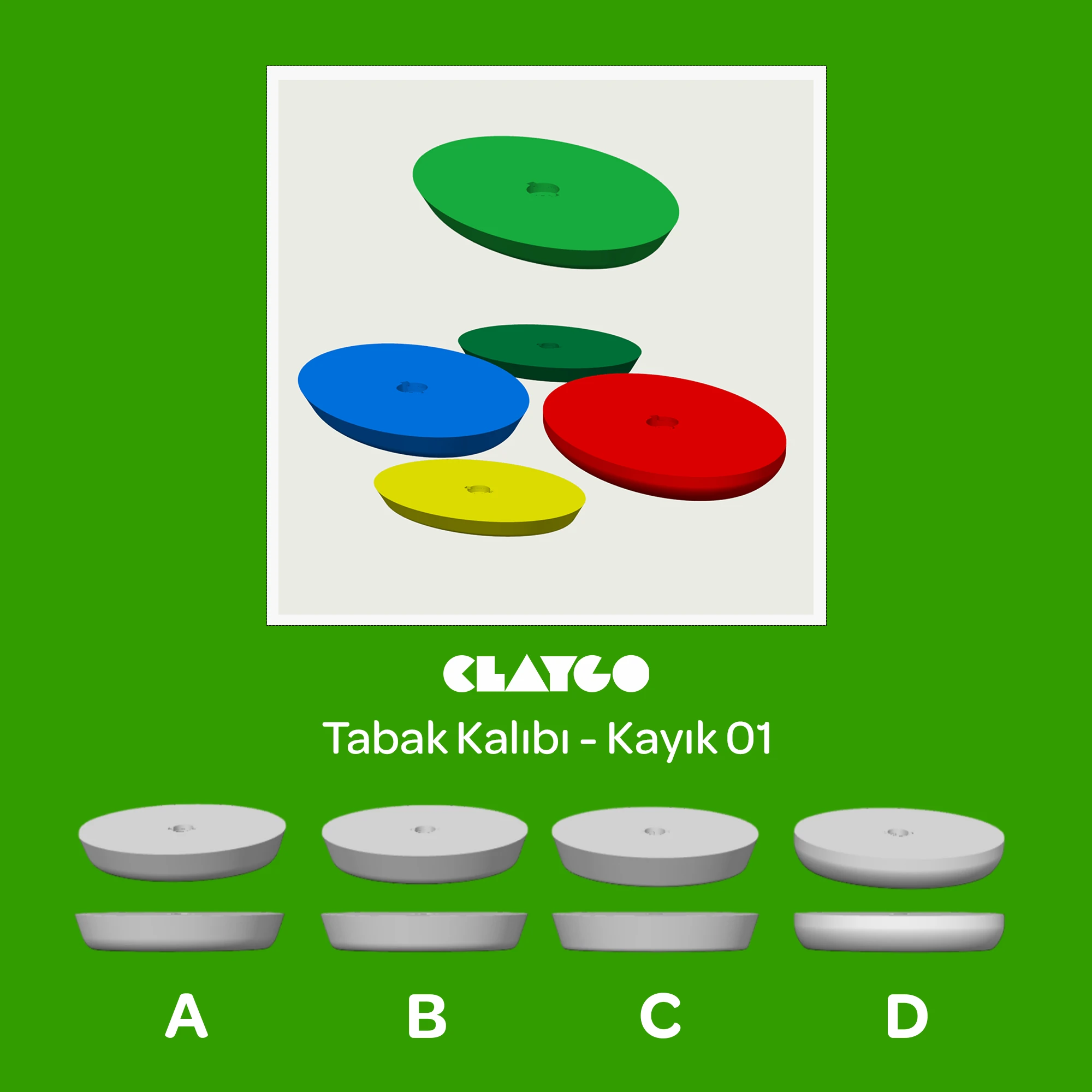 Tabak Kalıbı - Kayık 01