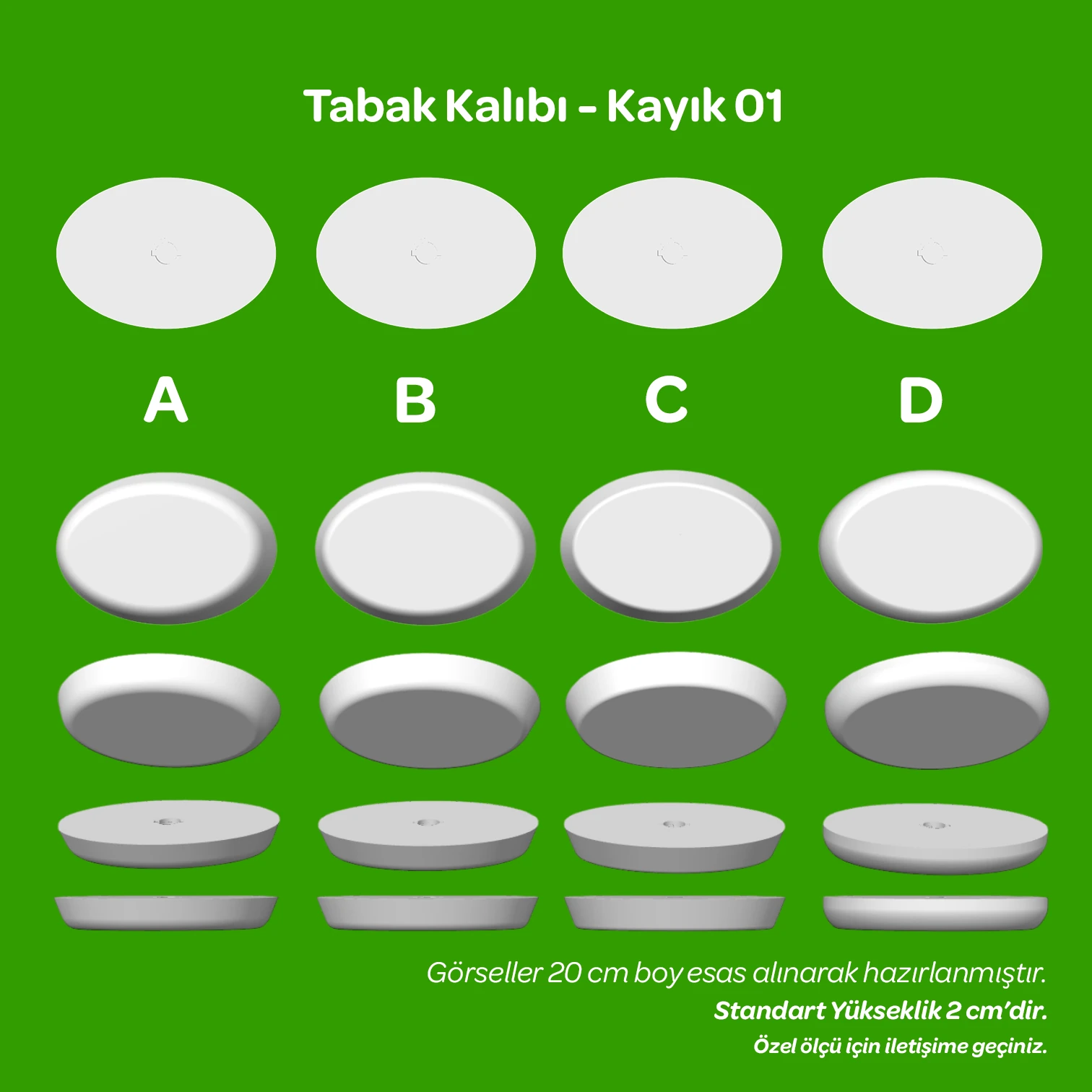 Tabak Kalıbı - Kayık 01