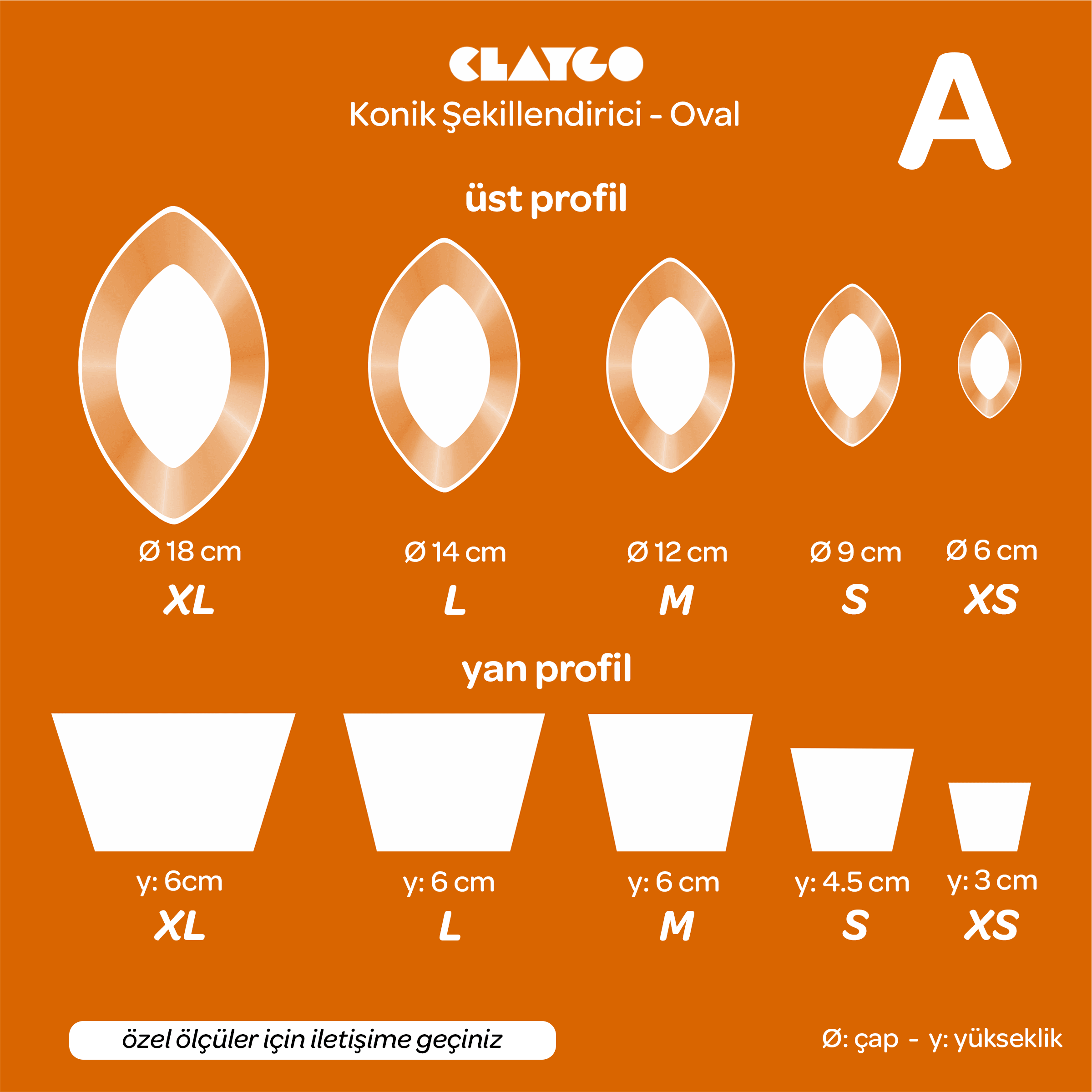 Konik Şekillendirici - Oval Modeli