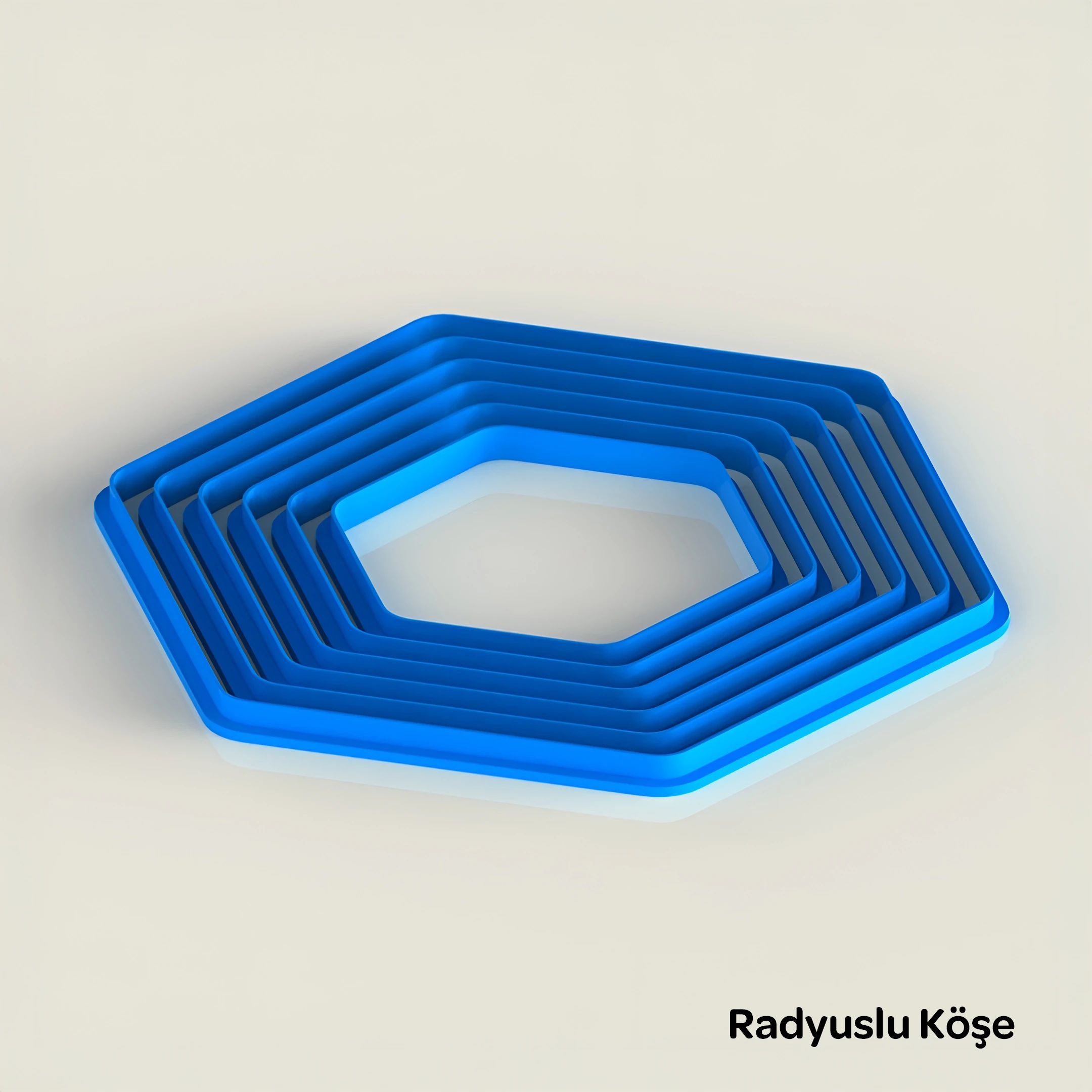 Geometrik Kesici - Altıgen