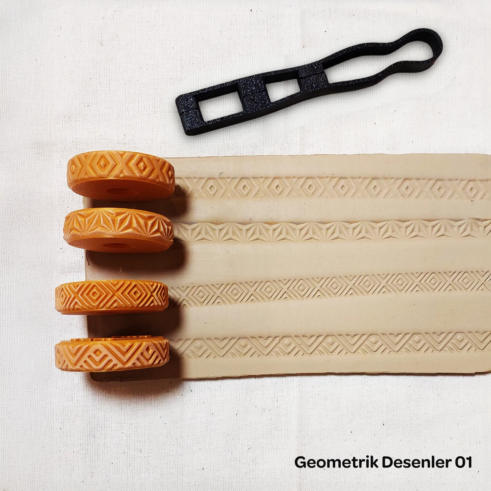 Geometrik Desenler 01 - Bordür Desen Rulosu