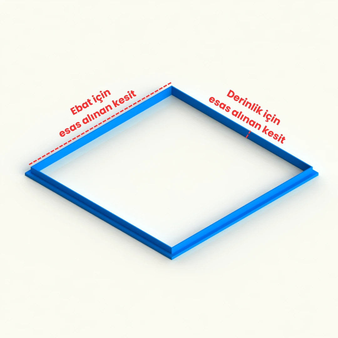Geometrik Kesici - Kare