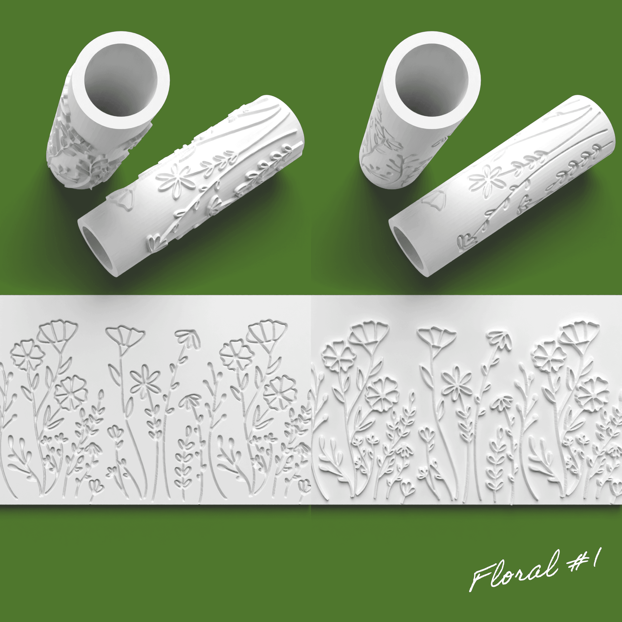 Floral 1 - Doku Rulosu