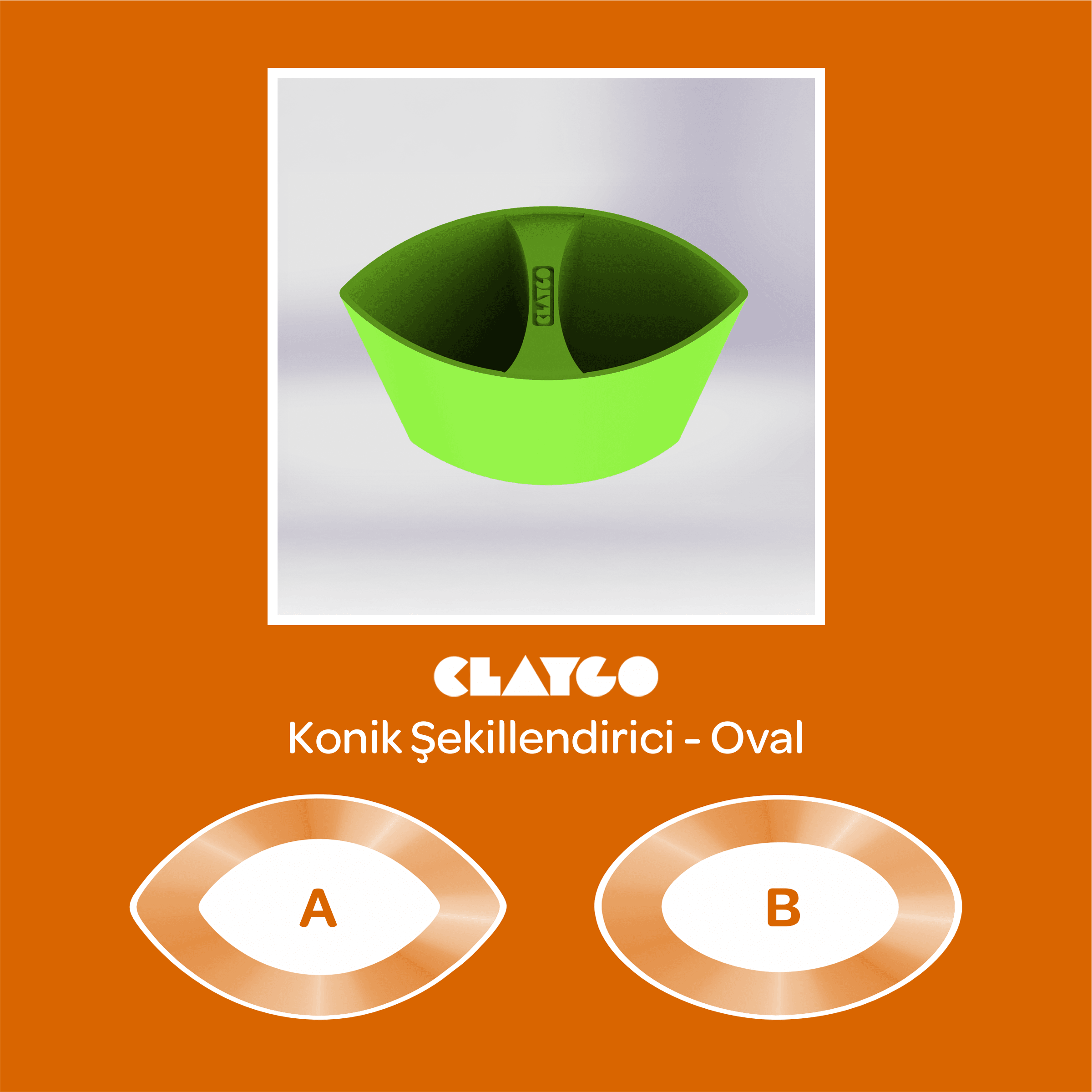 Konik Şekillendirici - Oval Modeli