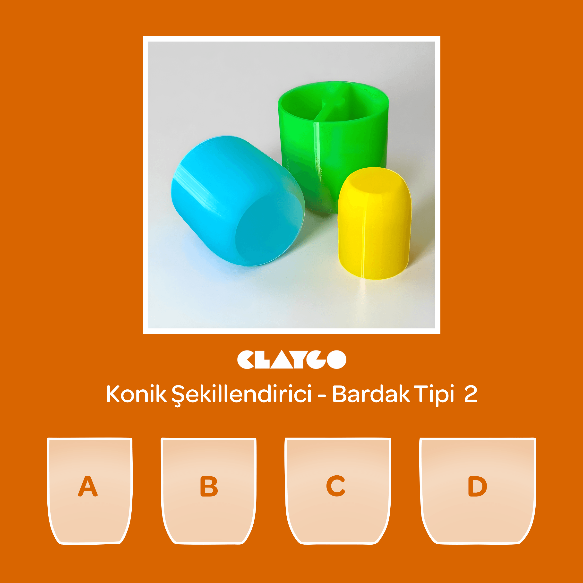 Konik Şekillendirici - Bardak Tipi 2