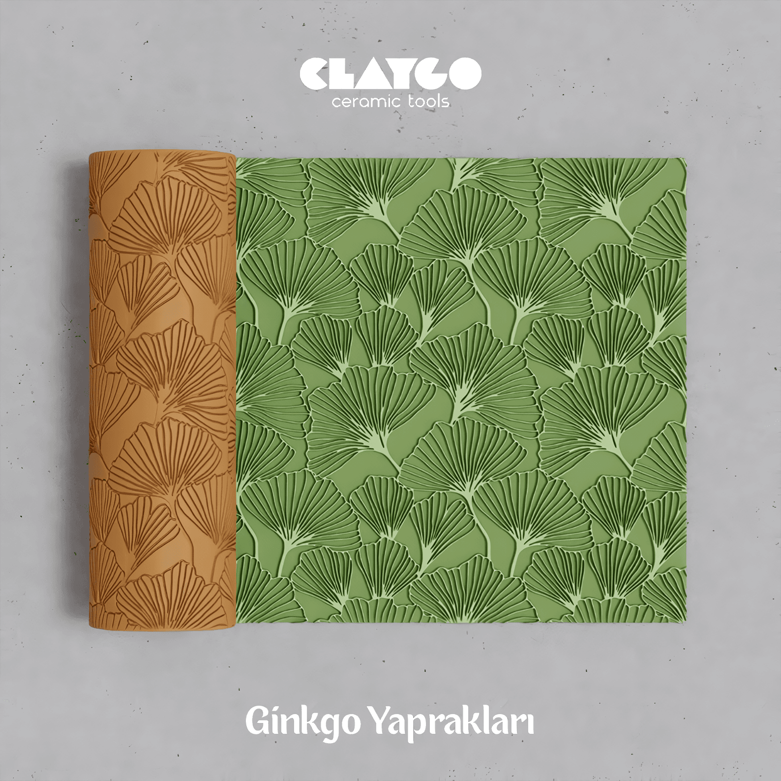 Ginkgo Yaprakları - Doku Rulosu