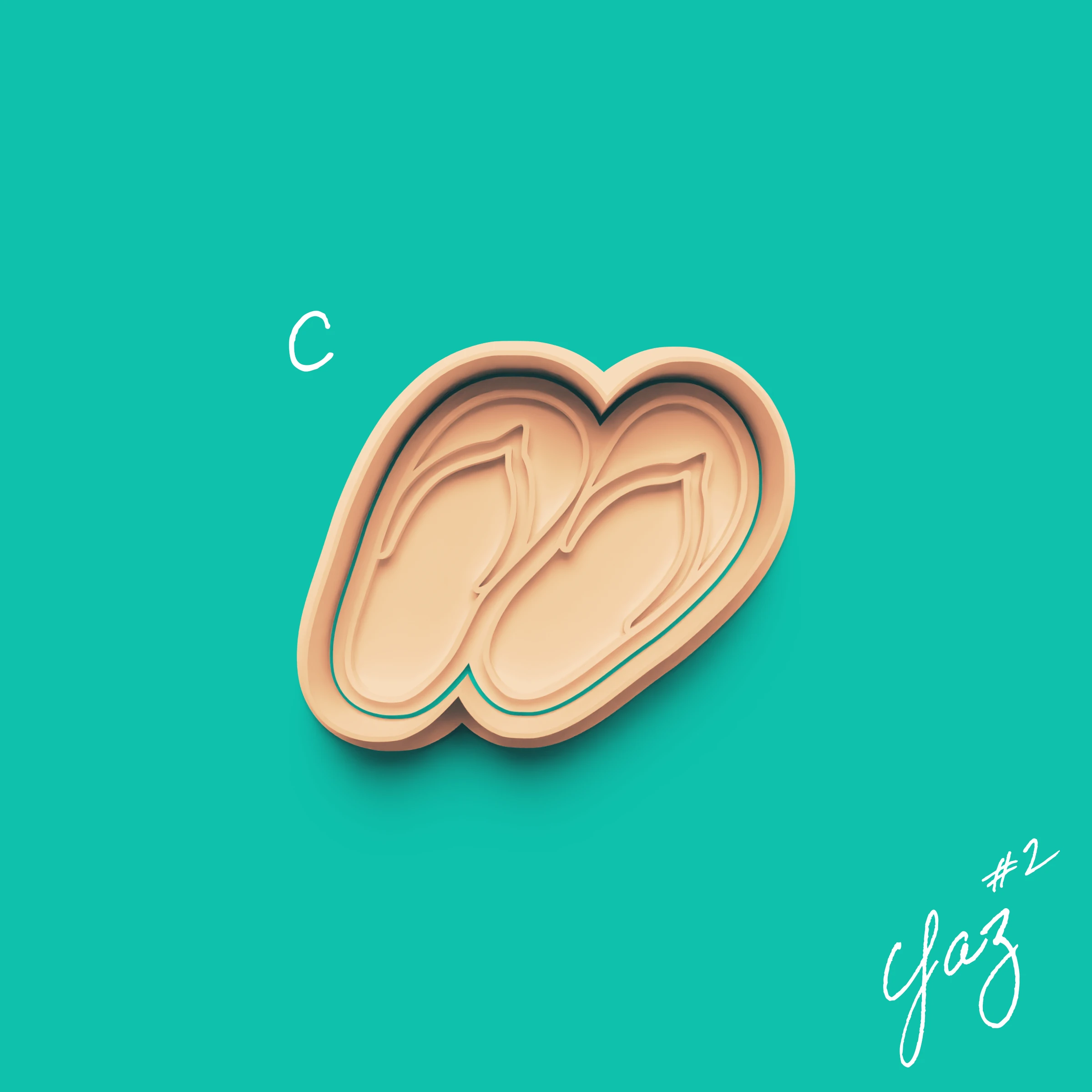 Yaz 2 Serisi Kurabiye Kalıbı Damga ve Kesici Seti