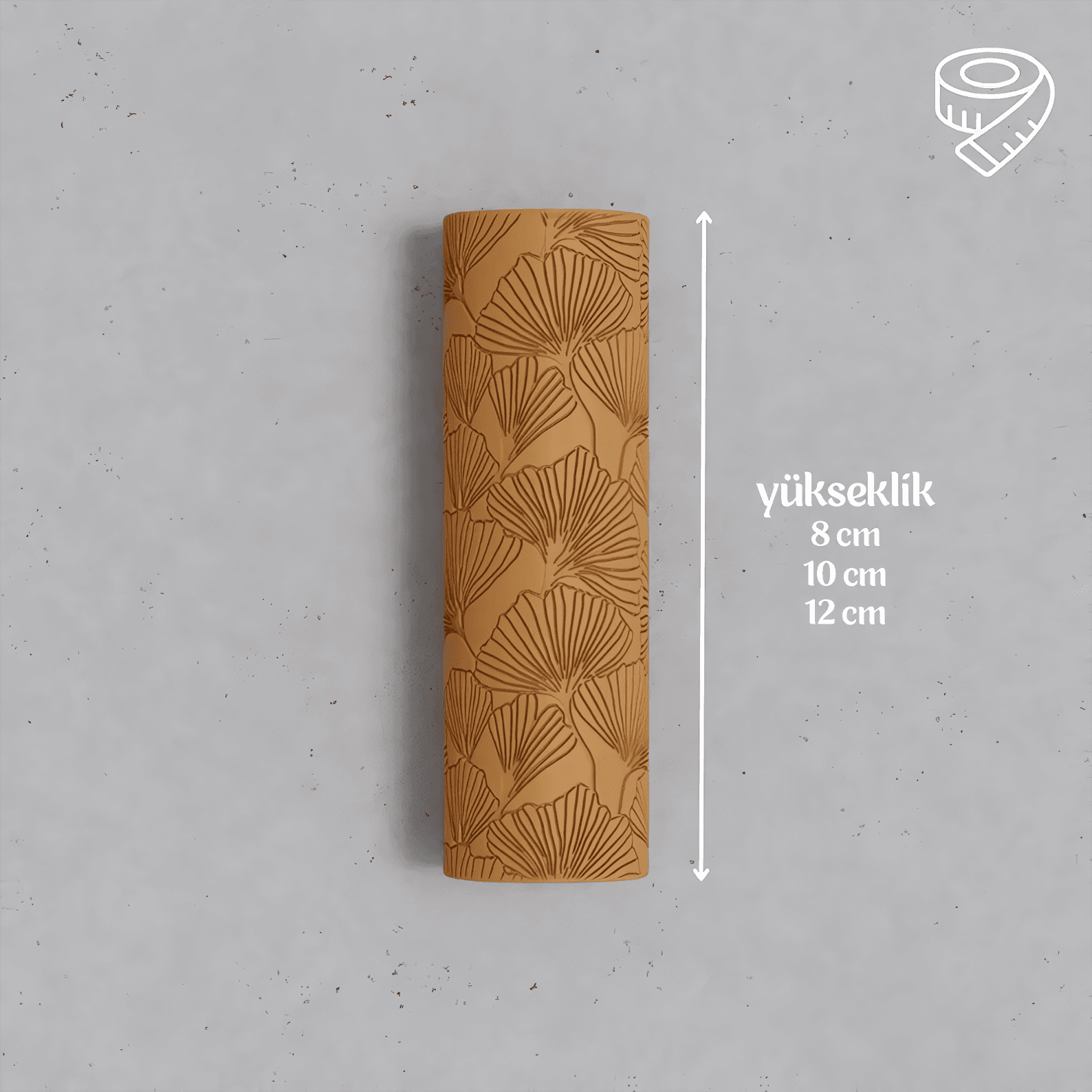 Ginkgo Yaprakları - Doku Rulosu