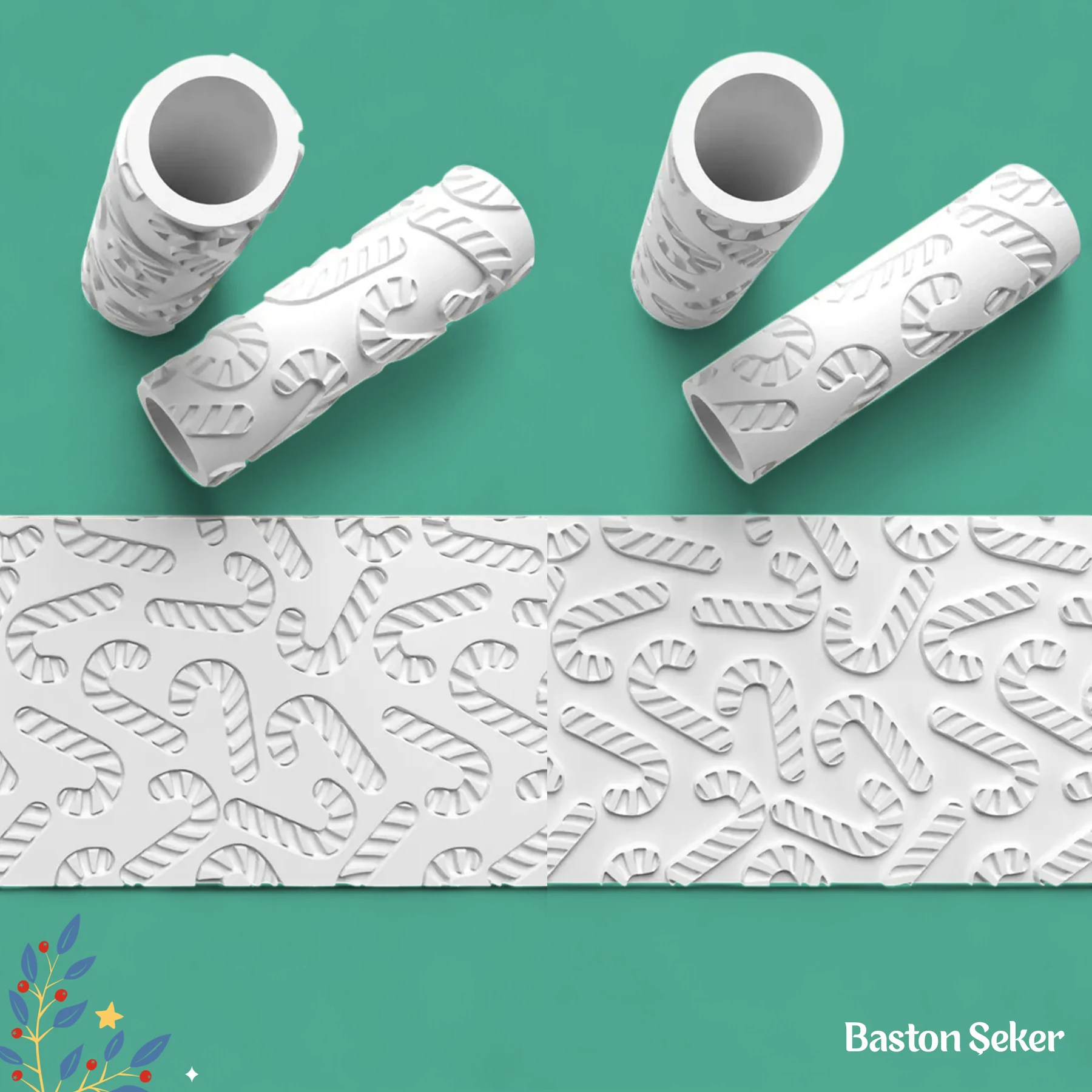 Baston Şeker - Doku Rulosu