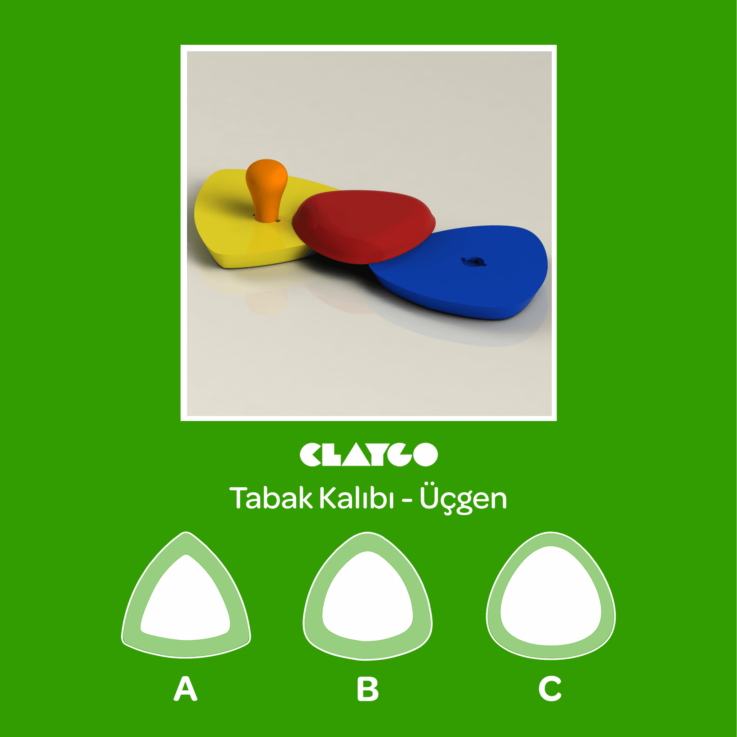 Tabak Kalıbı - Üçgen