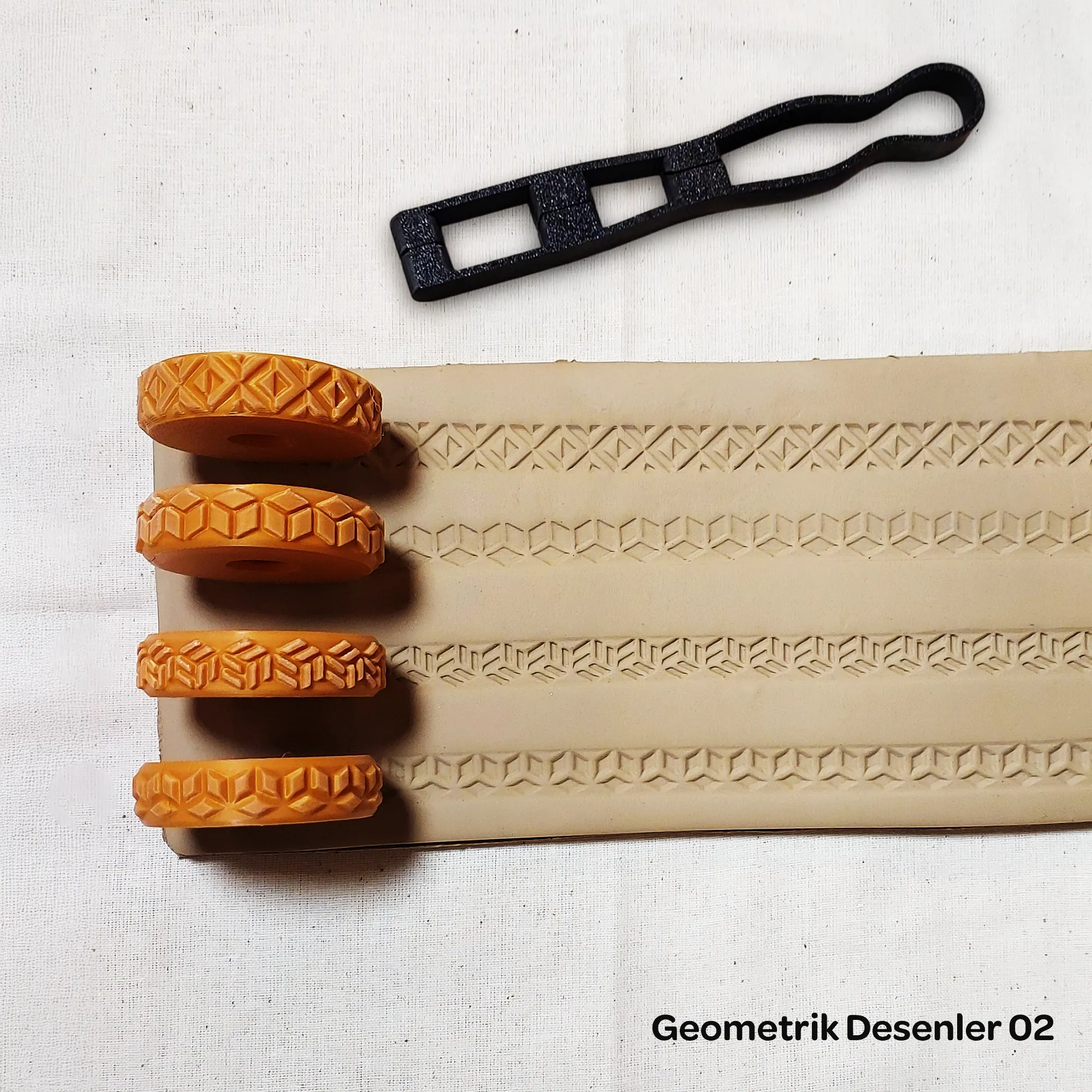 Geometrik Desenler 02 - Bordür Desen Rulosu