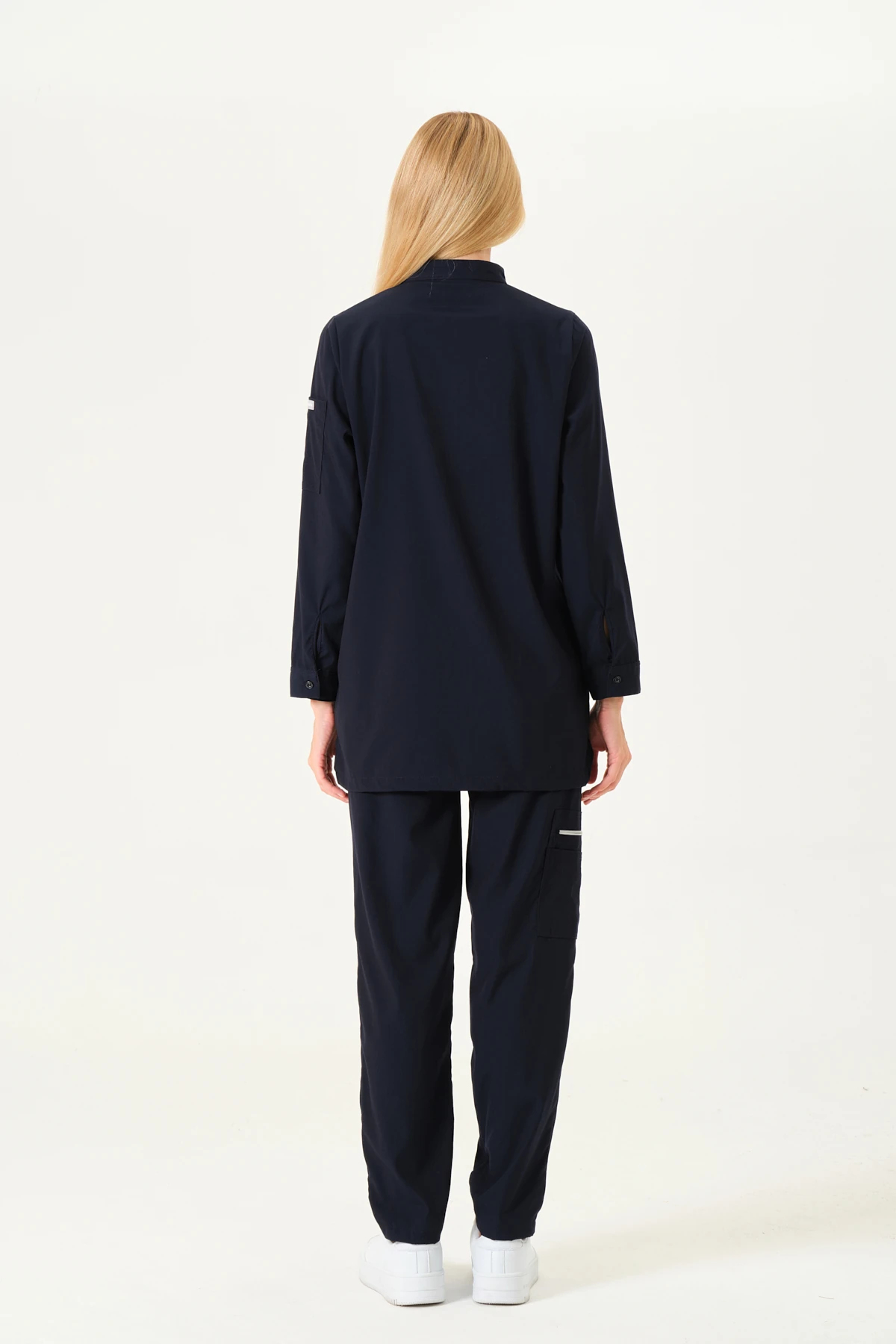 OLIVIA - Gece Mavisi Tesettür Üst Üniforma (DIAMOND)