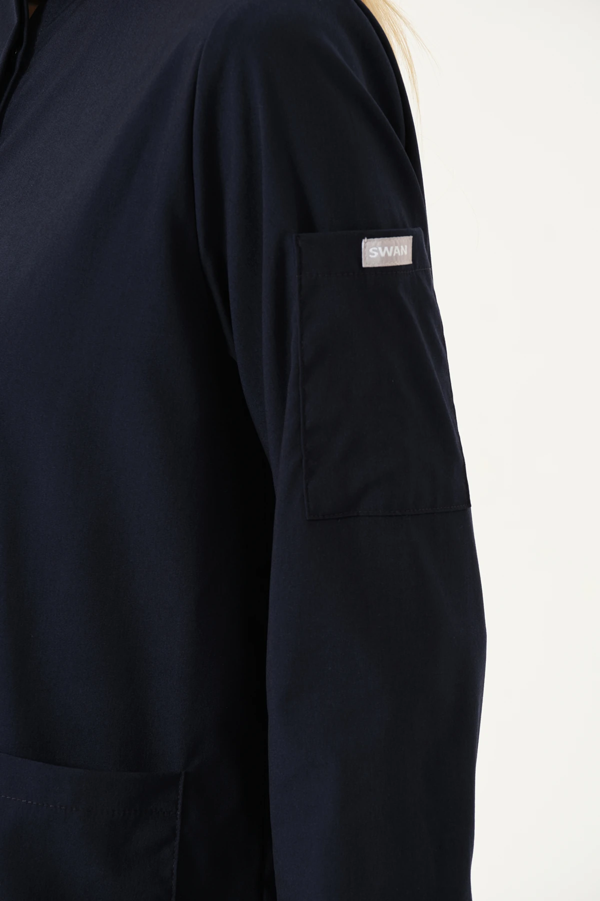 OLIVIA - Gece Mavisi Tesettür Üst Üniforma (DIAMOND)