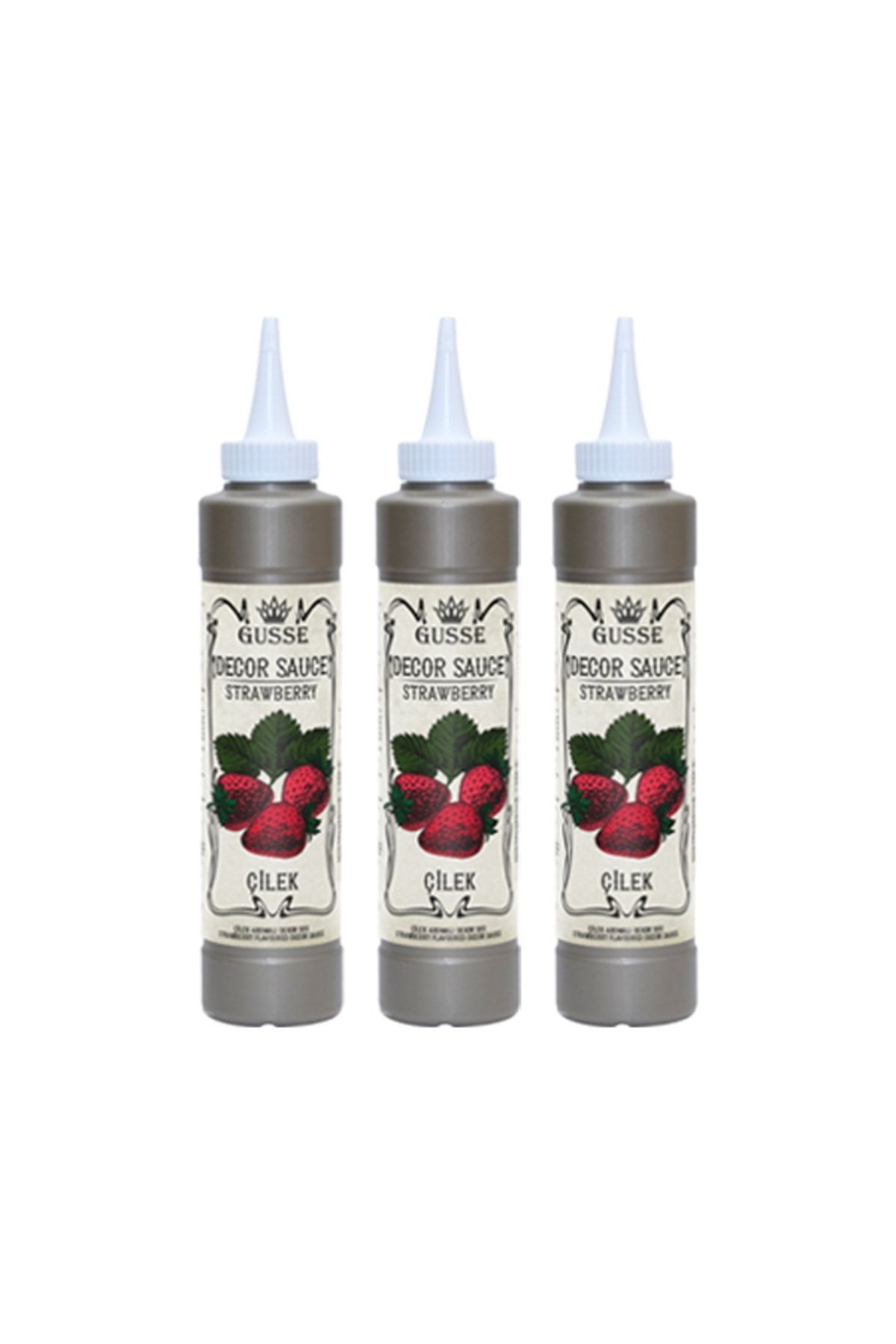 Çilek Aromalı Dekor Sos 3x 750 gr