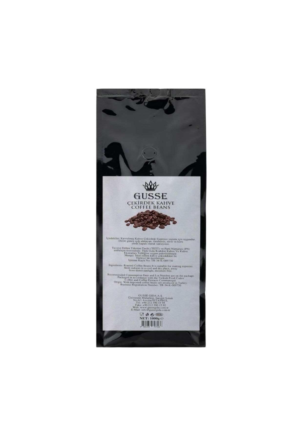 Coffee Beans Espresso Çekirdek Kahve 1 Kg