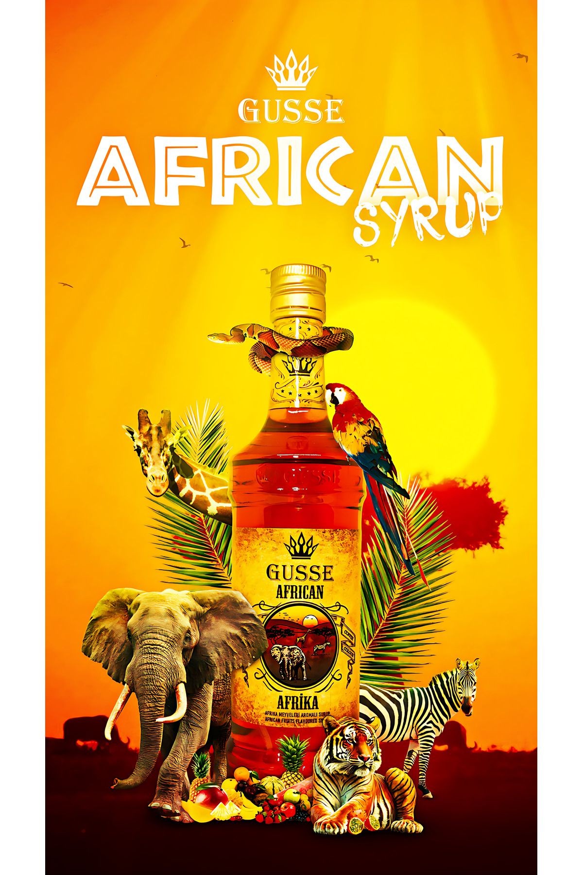 African Aromalı Kokteyl Şurup 70 Cl 8681259704950