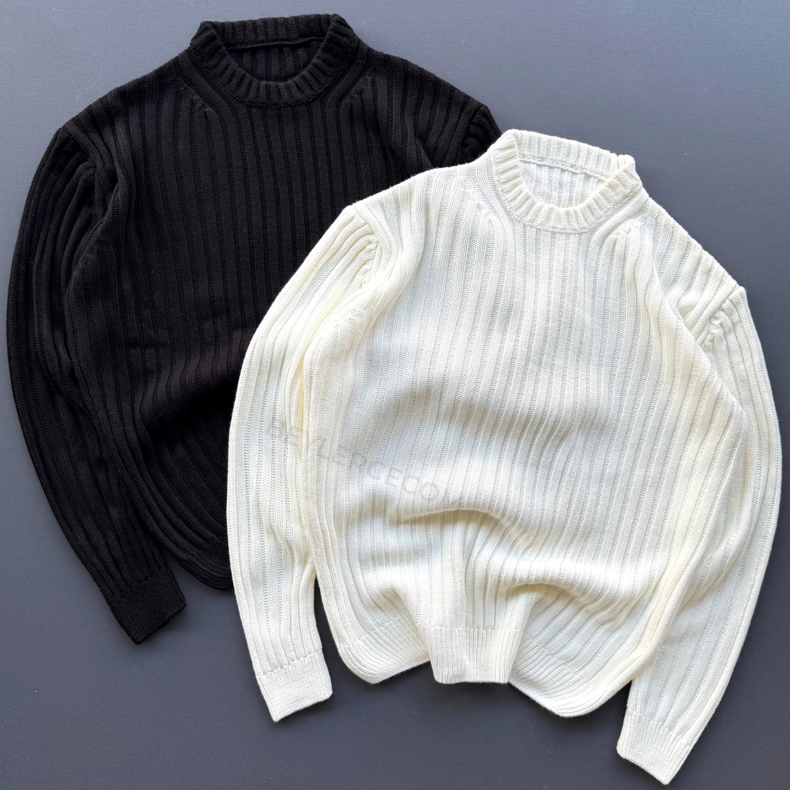 2 Adet Oversize Selanik Triko Kazak