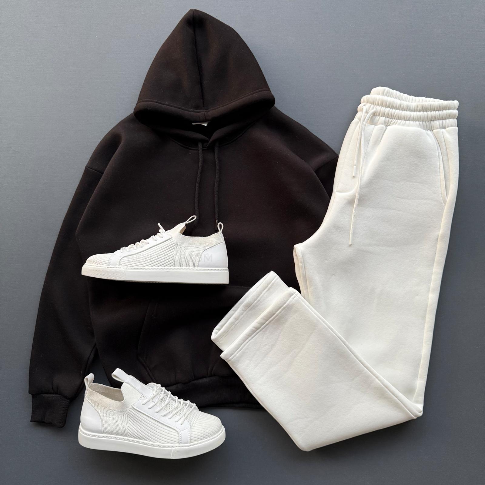 Kanguru Sweatshirt + Baggy Fit Eşofman Kombin