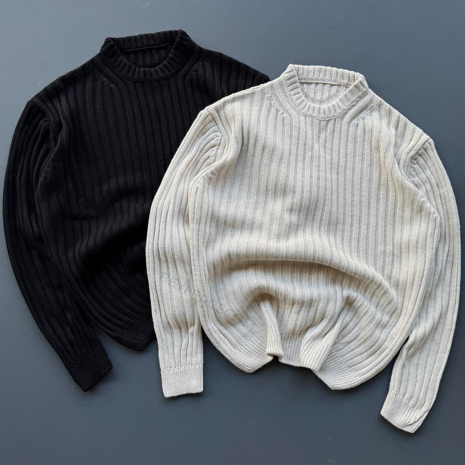 2 Adet Oversize Selanik Triko Kazak