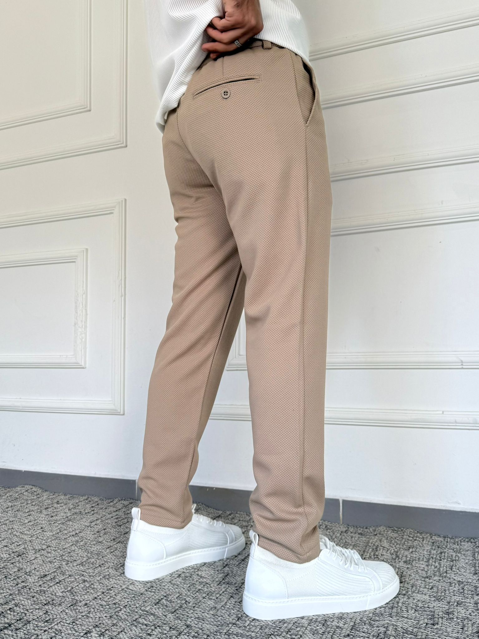 Dokulu Jogger Pantolon