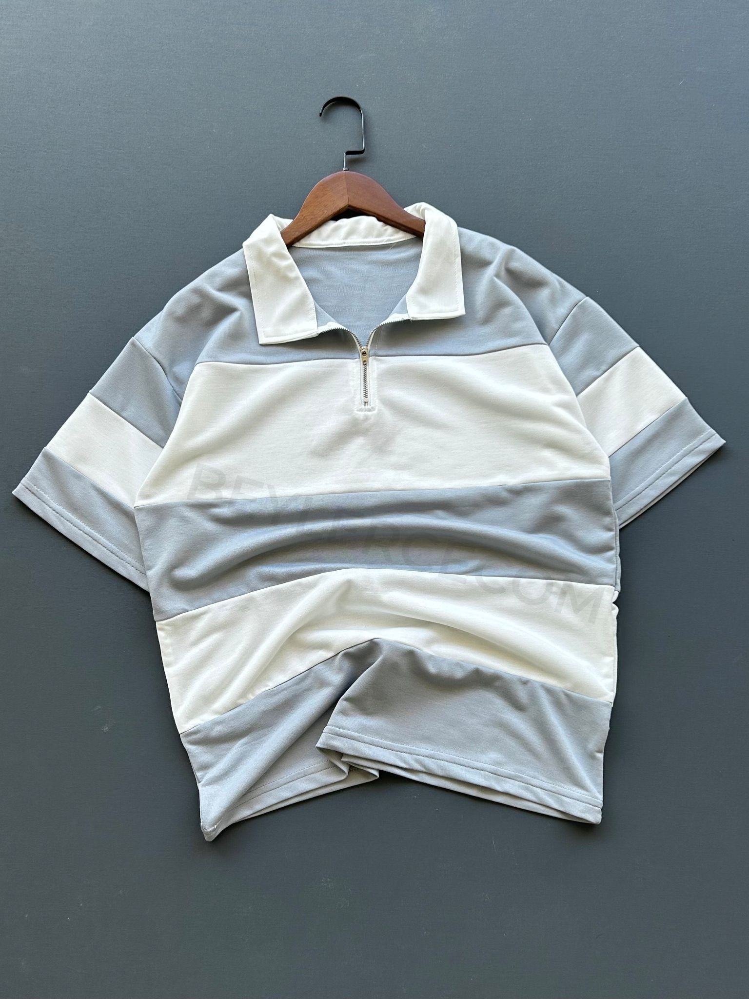 Parçalı Oversize Tişört