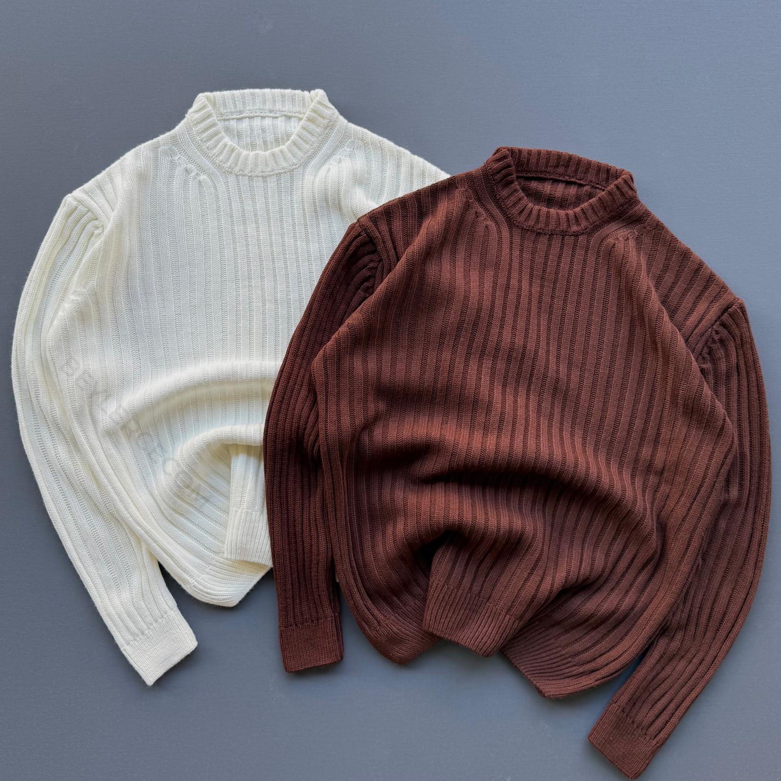 2 Adet Oversize Selanik Triko Kazak
