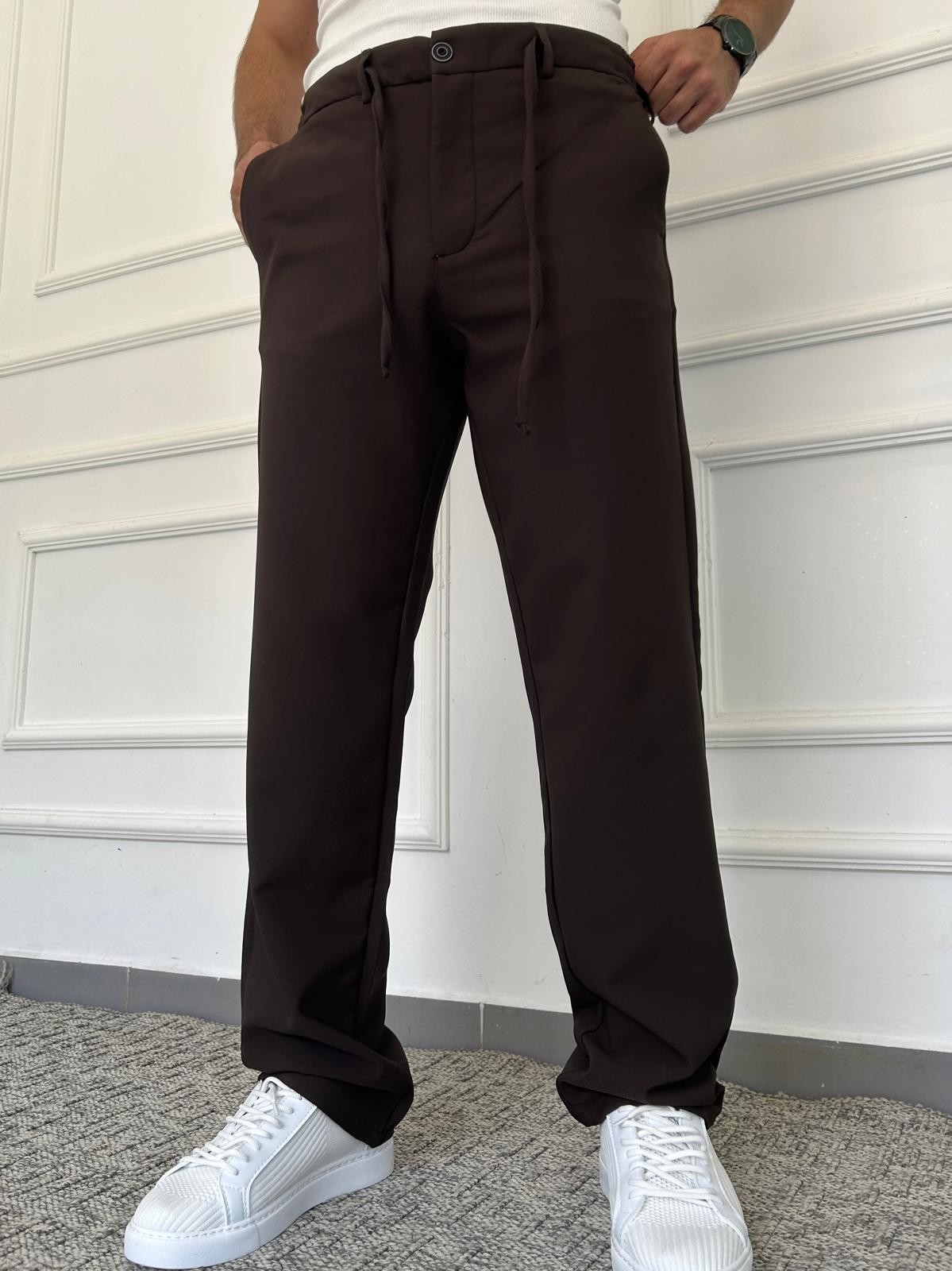 Dabıl Kemerli Baggy Pantolon