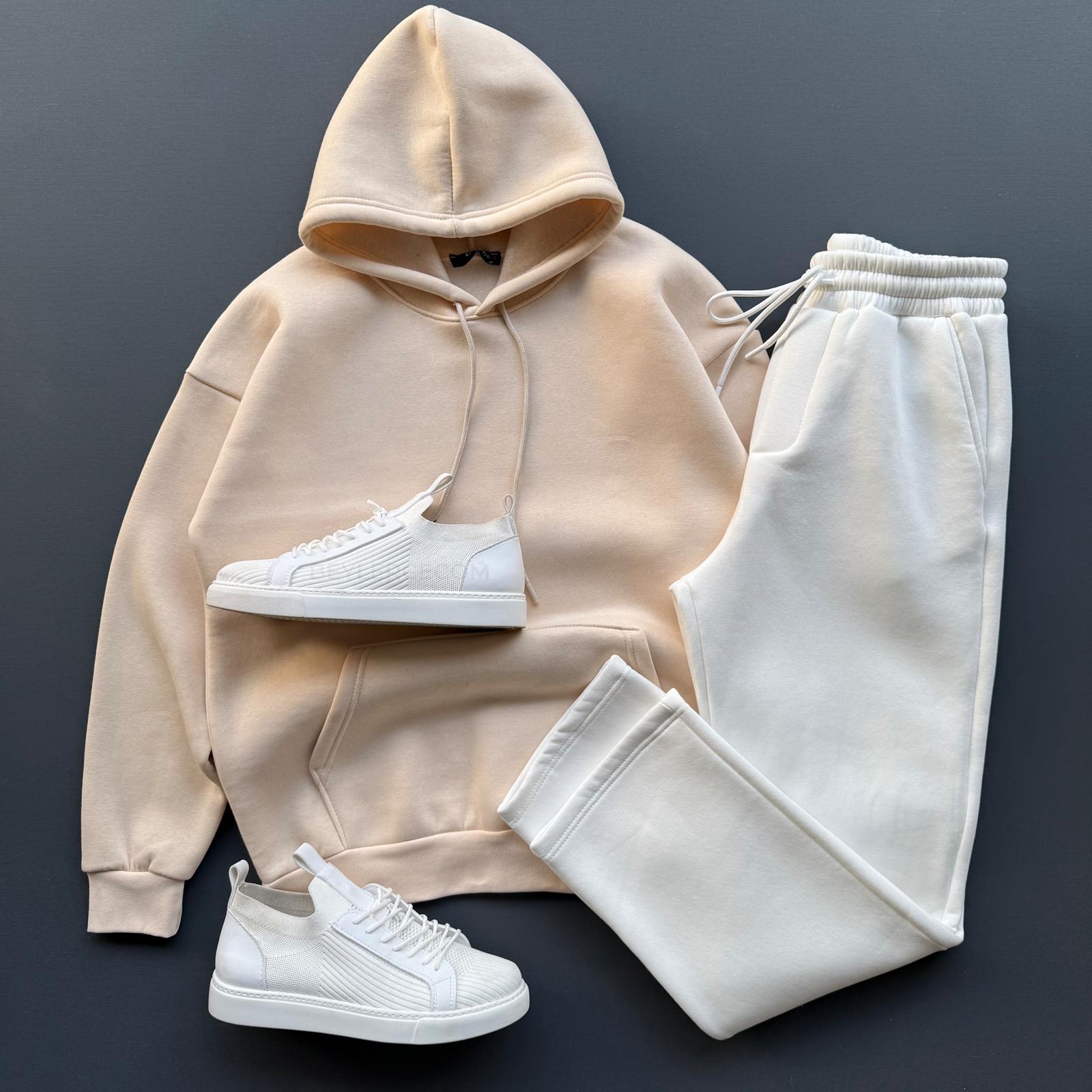 Kanguru Sweatshirt + Baggy Fit Eşofman Kombin