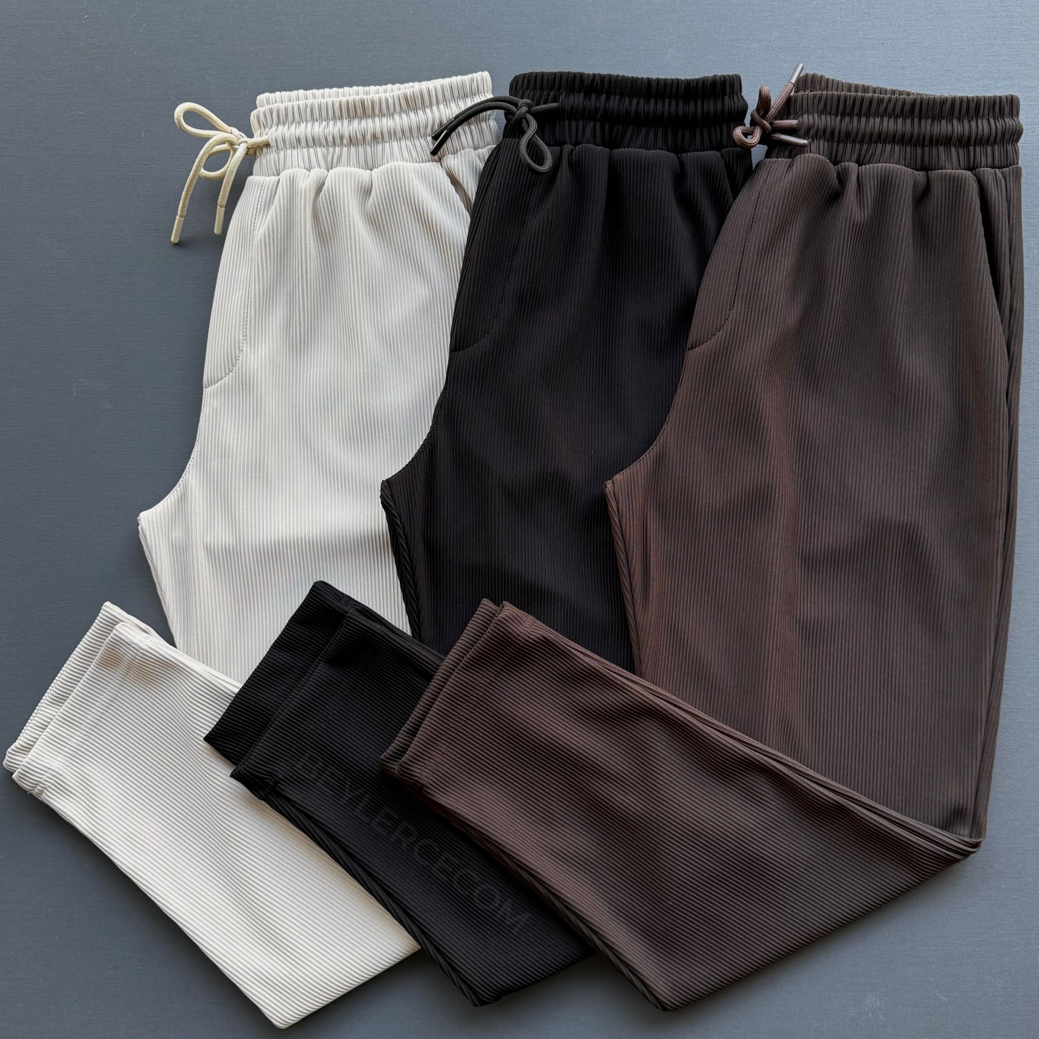 3 Adet Boyfriend Fitilli Pantolon