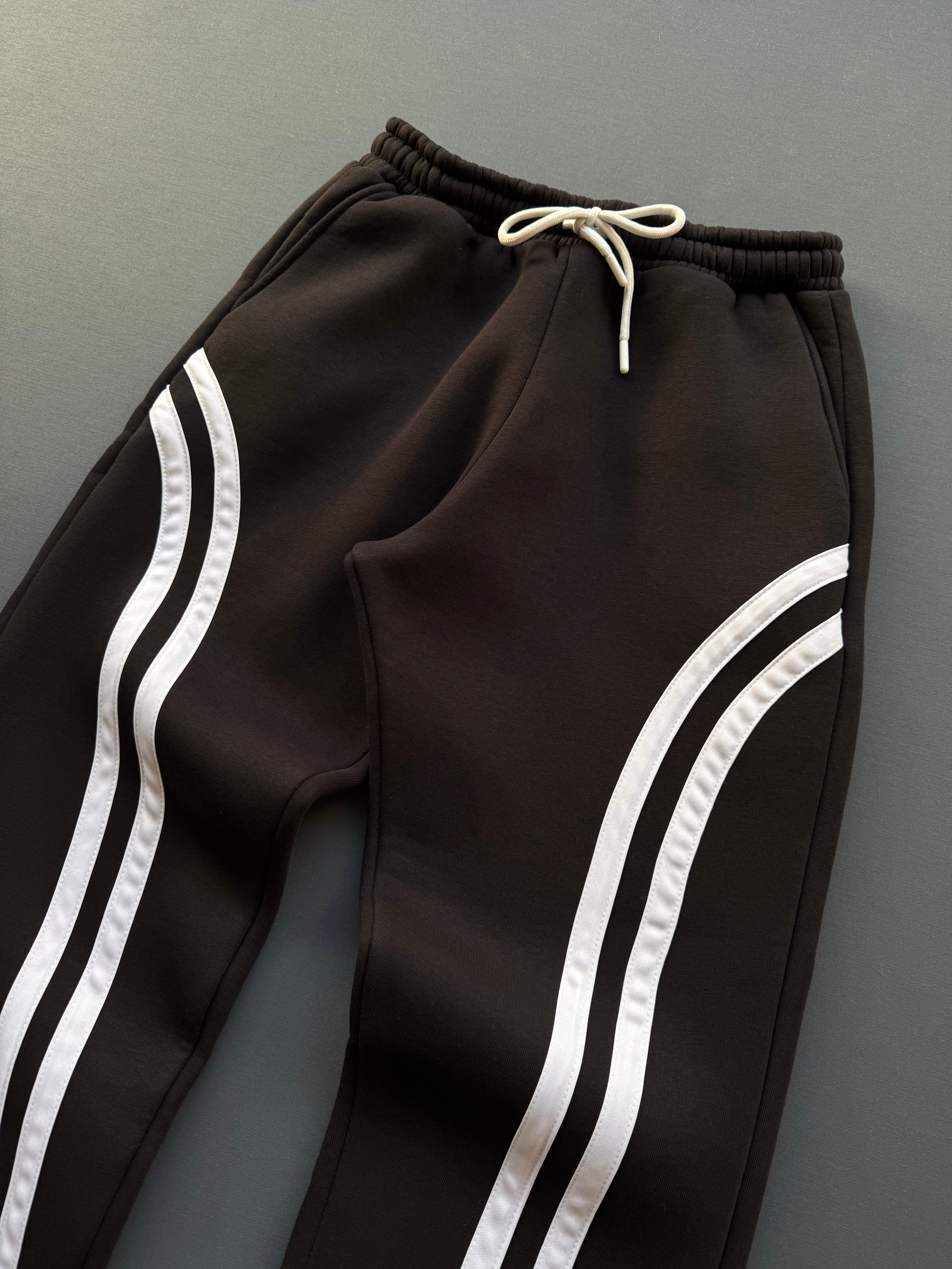 Unisex Şerit Detay Eşofman Altı 