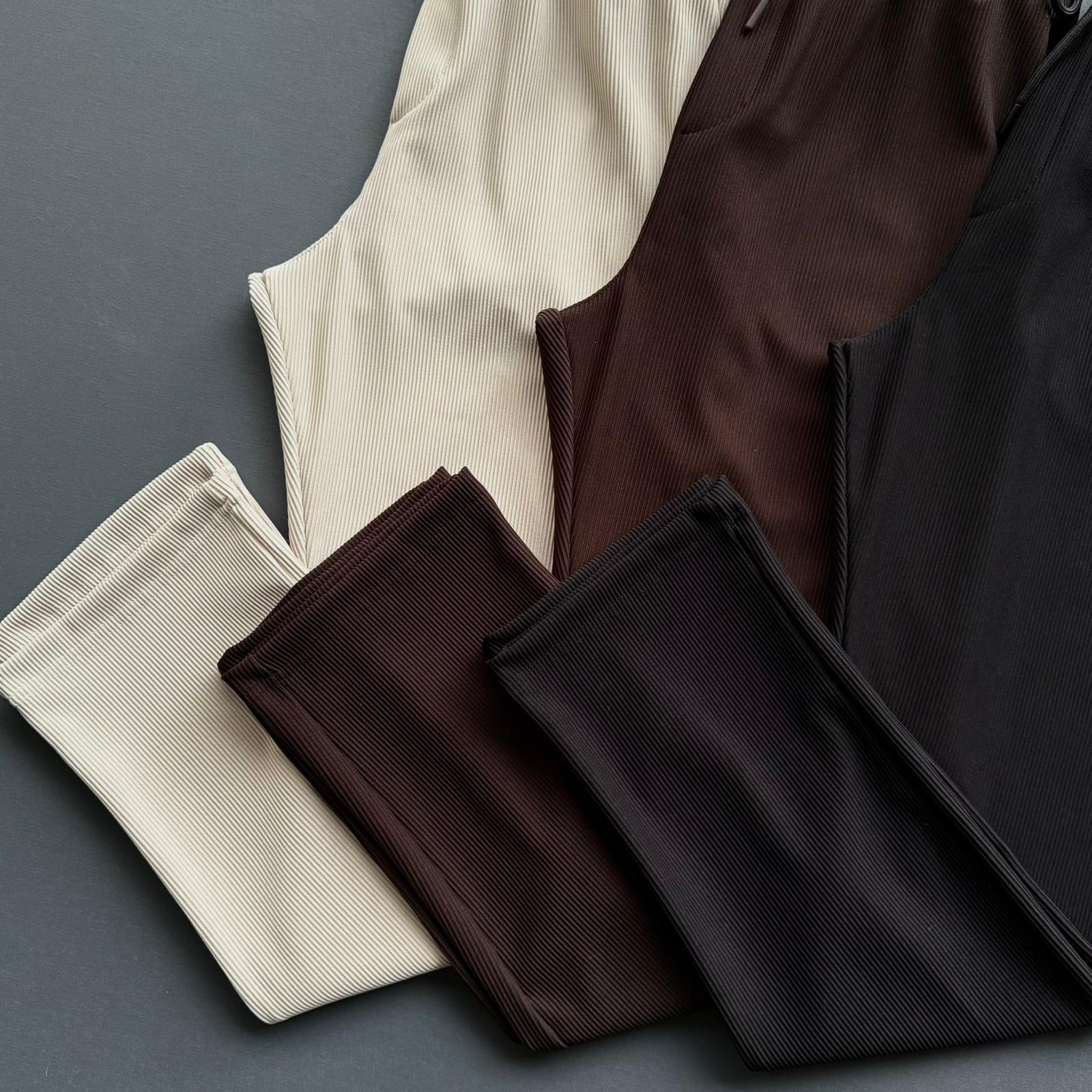 3 Adet Baggy Fitilli Bol Pantolon