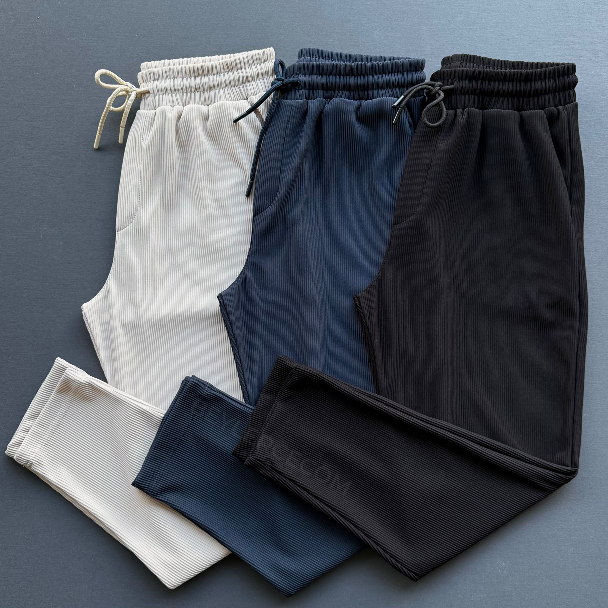 3 Adet Boyfriend Fitilli Pantolon