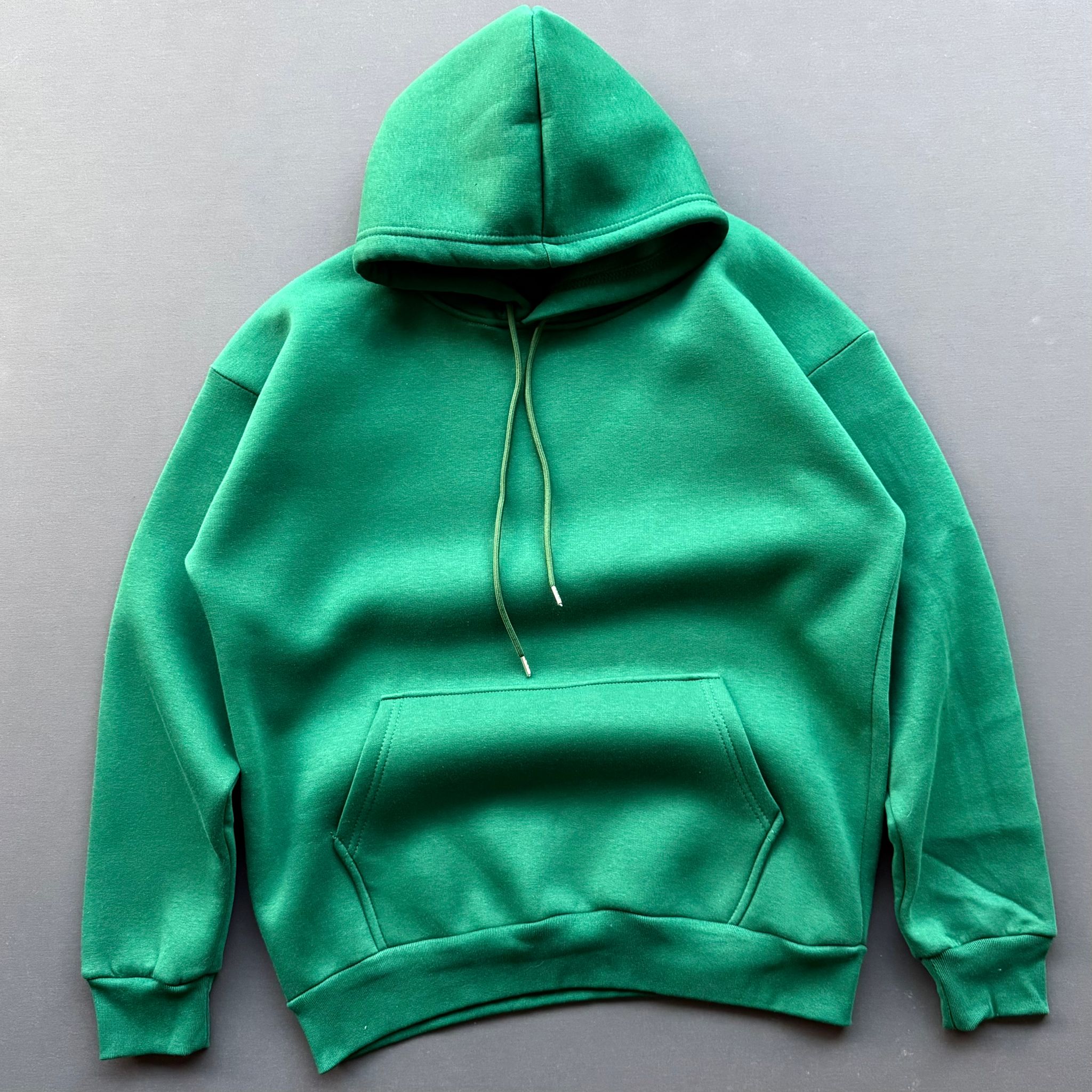 Kanguru Sweatshirt - Neon Yeşil