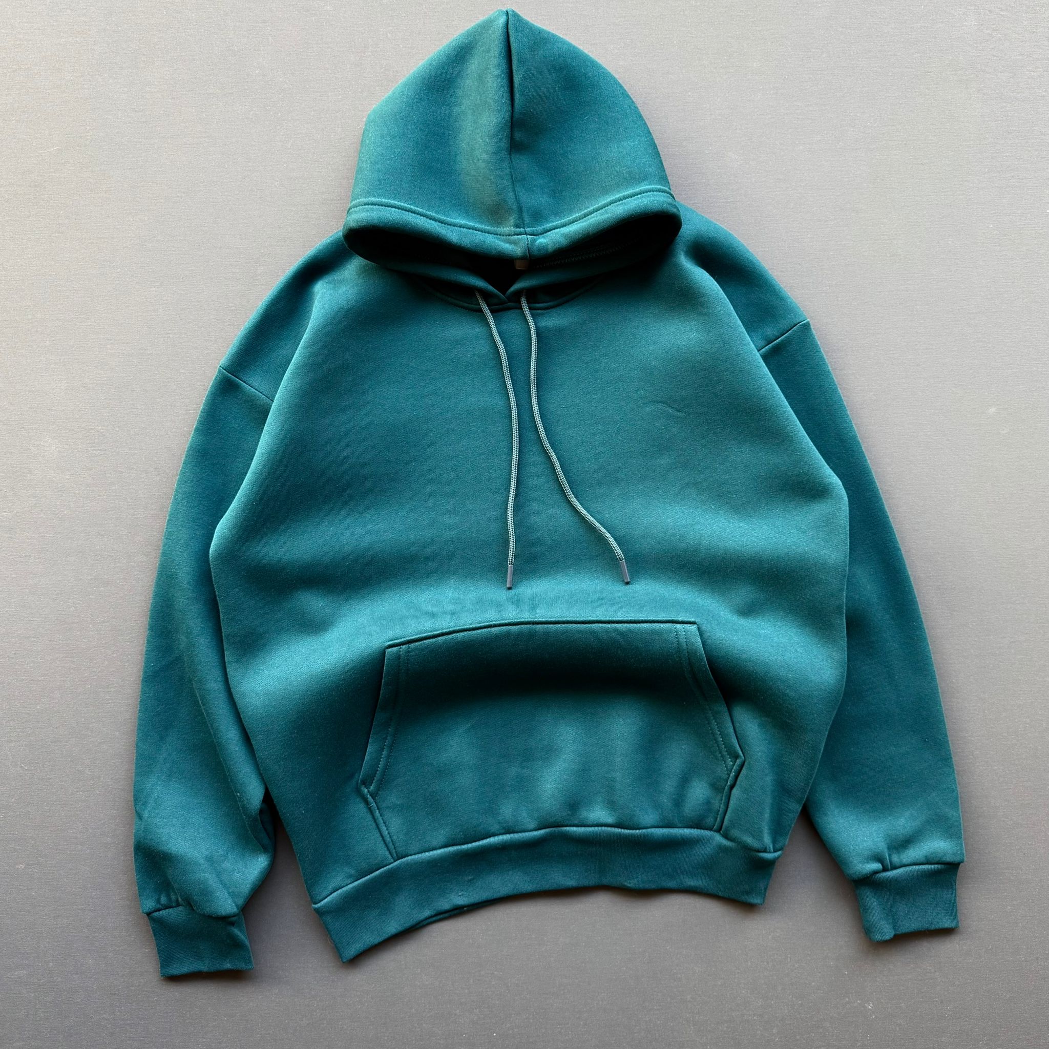Kanguru Sweatshirt - Zümrüt Yeşil
