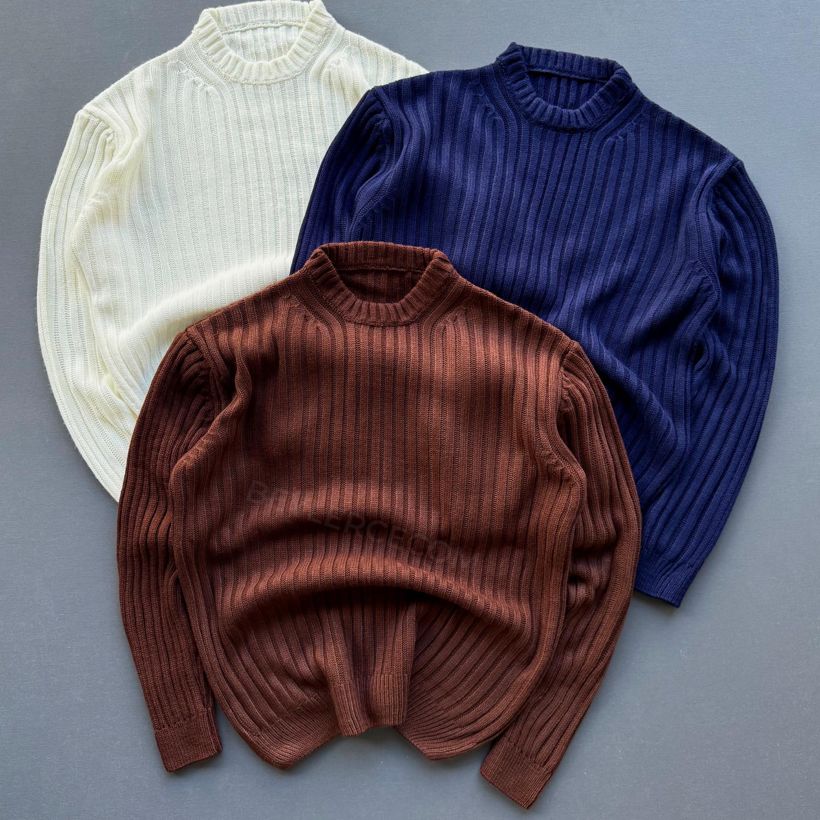 2 Adet Oversize Selanik Triko Kazak