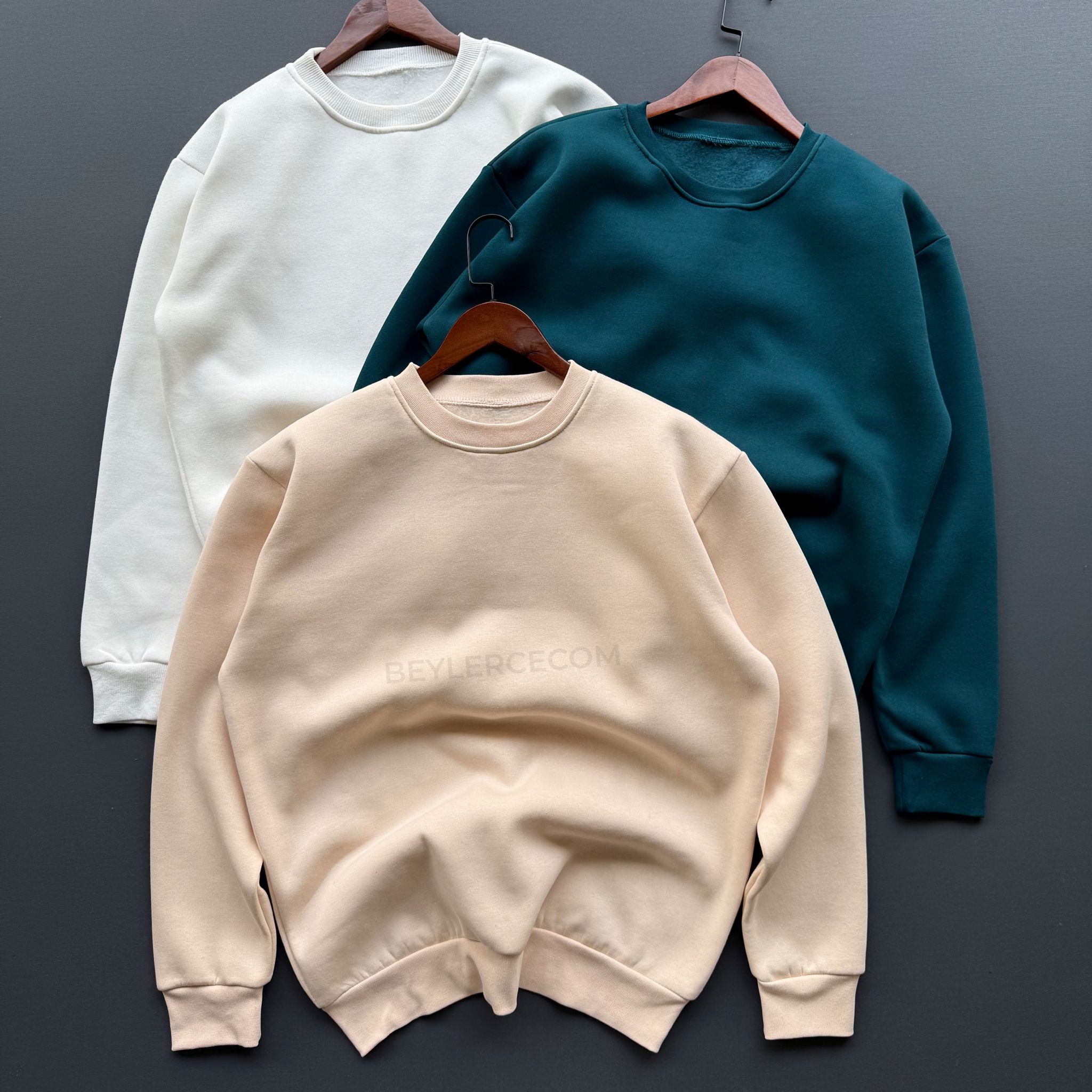 3 Adet Oversize Sweatshirt