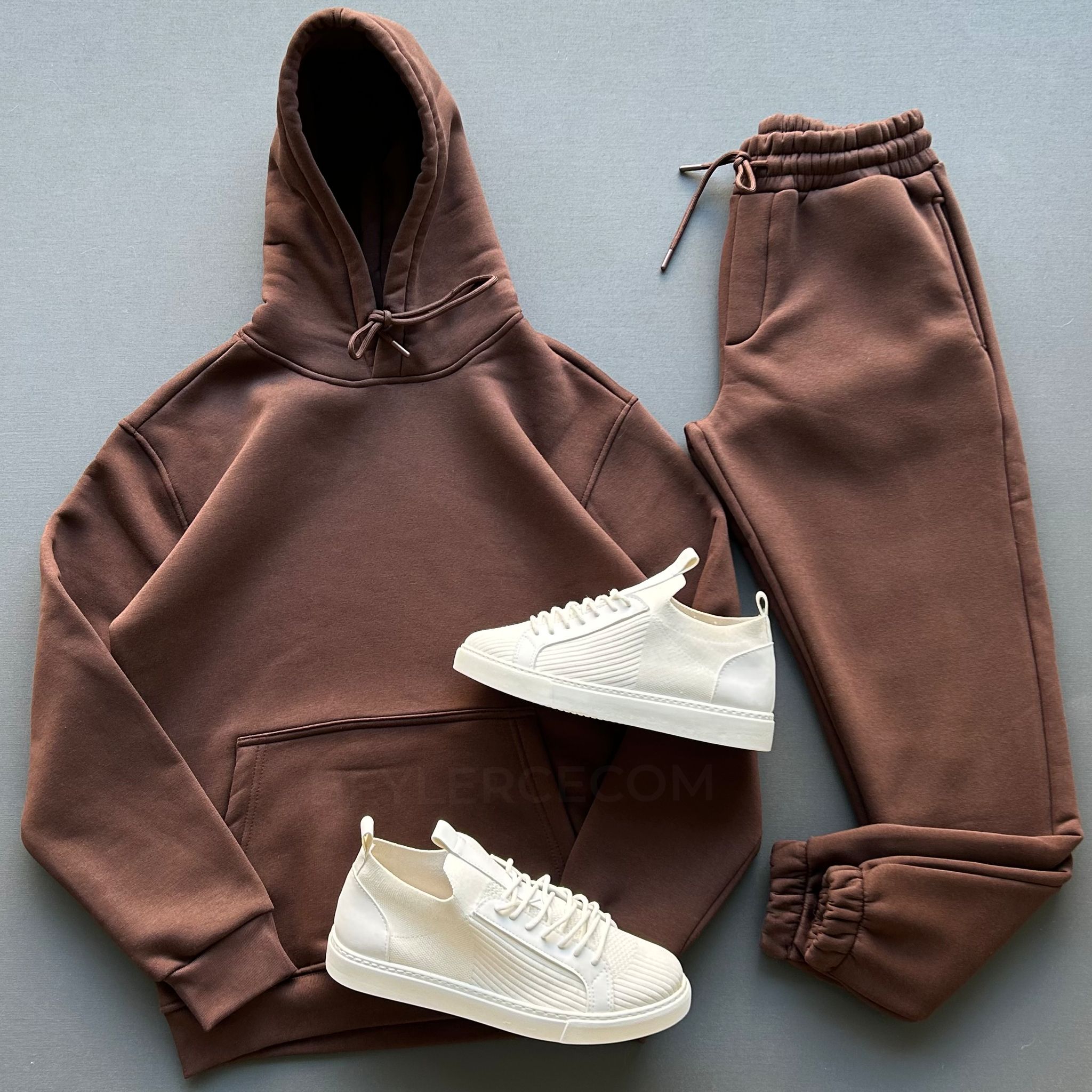 Üç İplik Kapüşonlu Sweat + Eşofman Takım