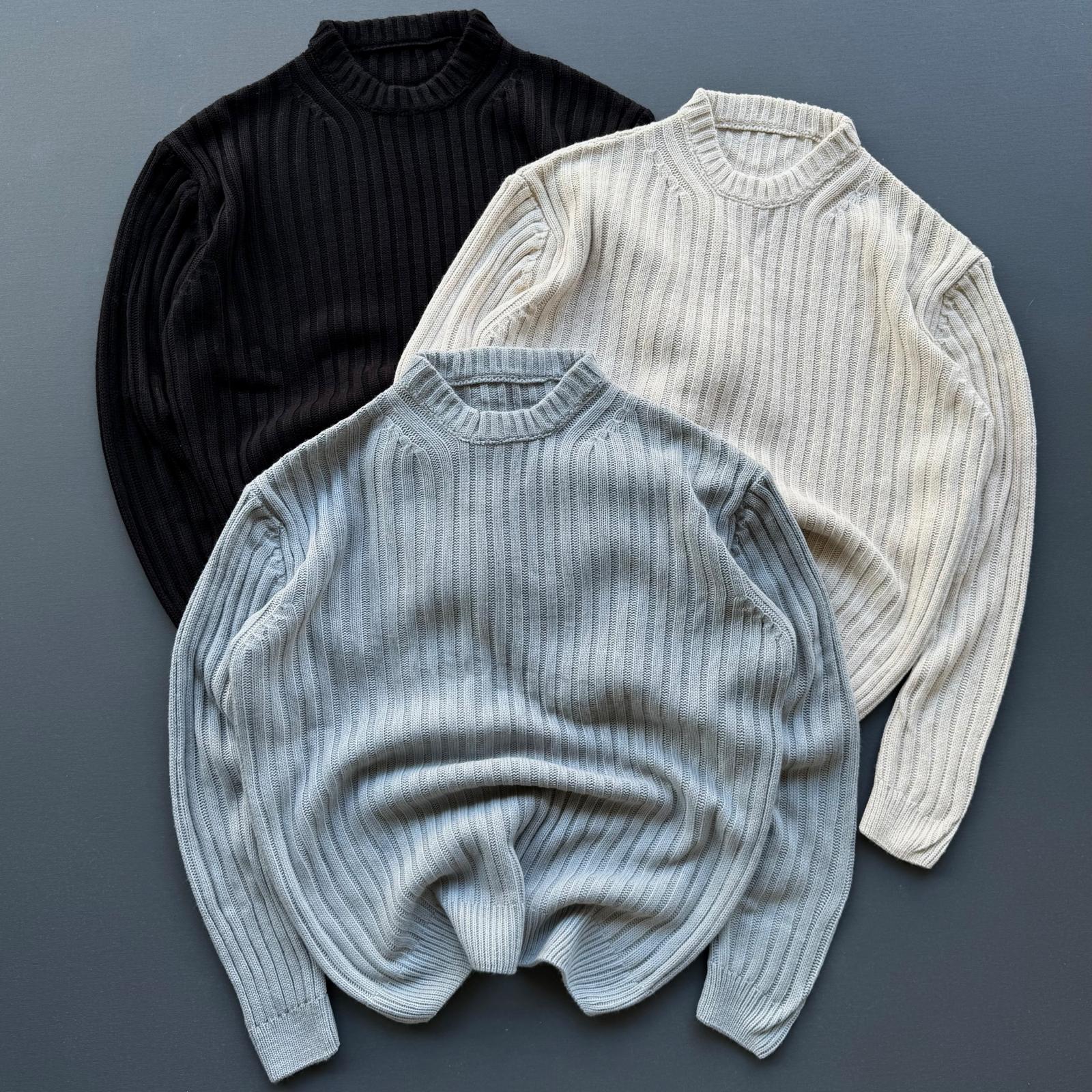 2 Adet Oversize Selanik Triko Kazak