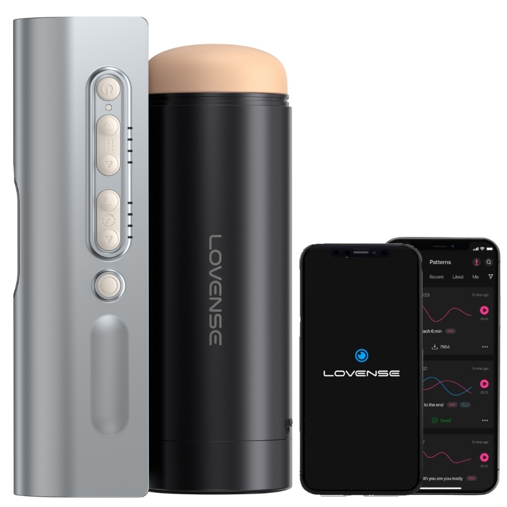 Lovense Solace Pro Telefon Kontrollü ve İleri Geri Hareketli Mastürbatör